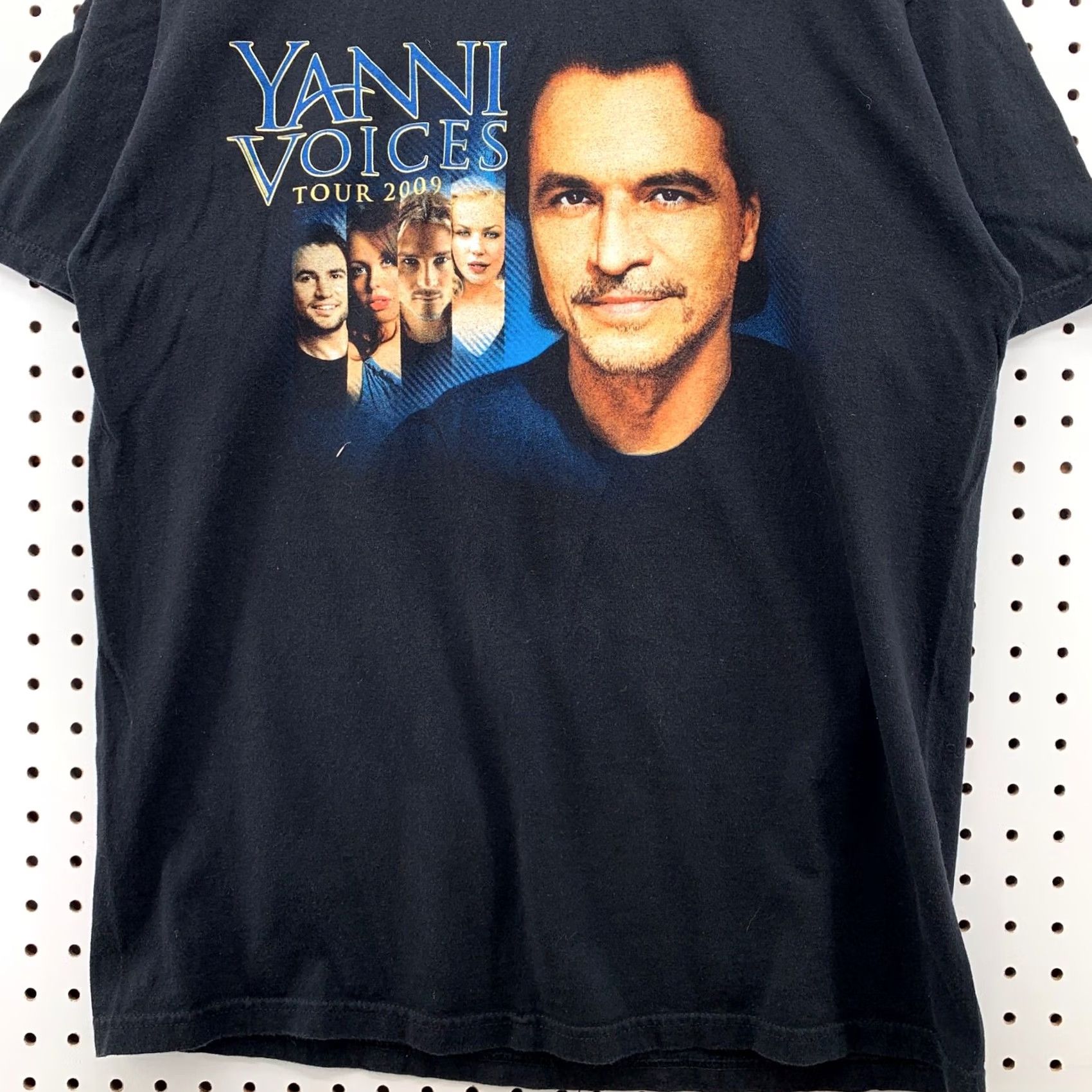 Anvil Yanni Voices Tour Shirt Black Mens Large Concert Music T Shirt Size US L / EU 52-54 / 3 - 6 Thumbnail