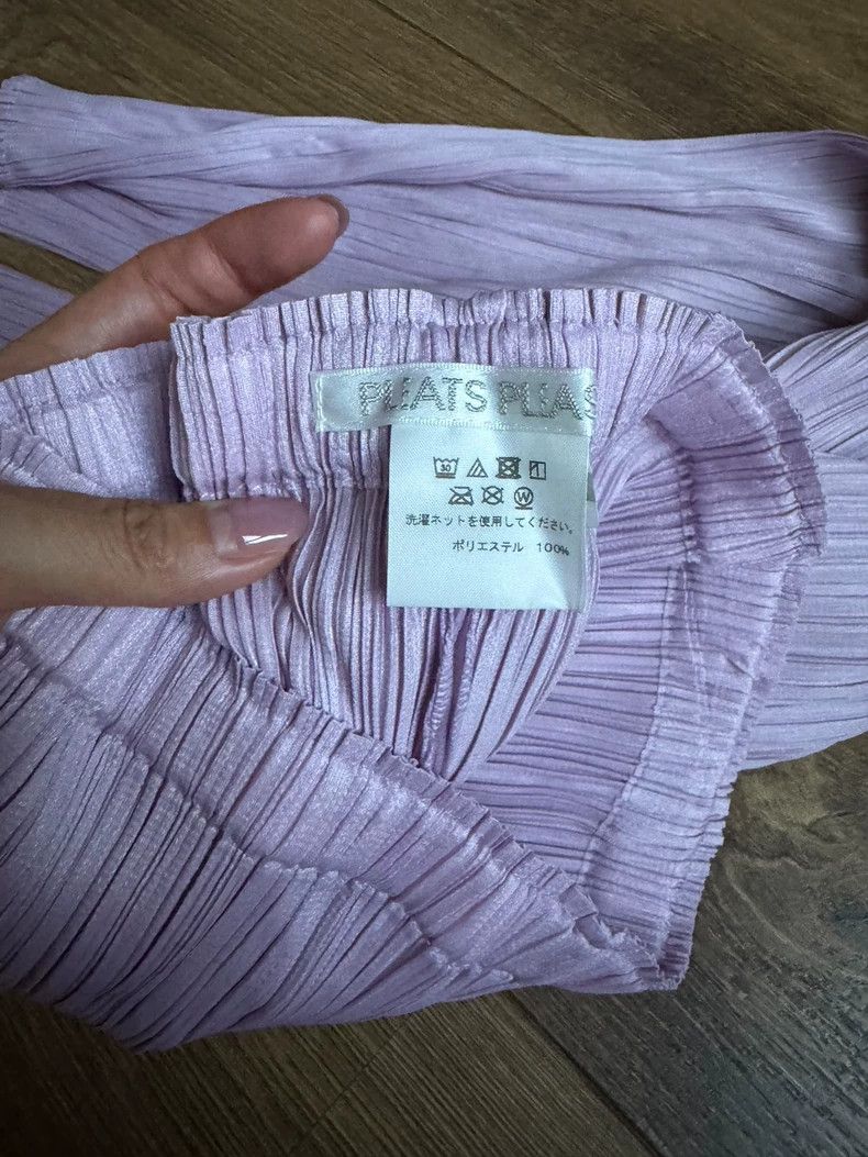 Issey Miyake issey miyake size:1 Purple pleated pants Size 42" / US 20 - 1 Thumbnail