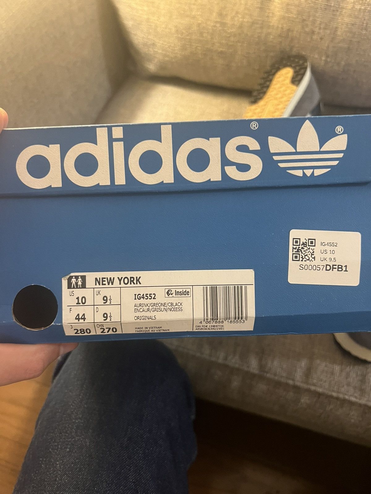 Adidas adidas NEW YORK Aurora ‘Ink Grey White’ Size US 10 / EU 43 - 7 Thumbnail