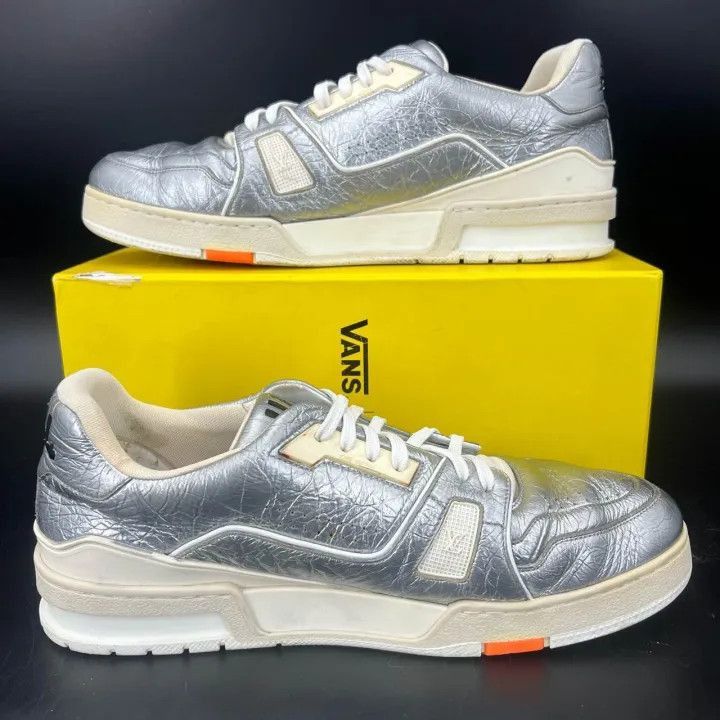 Louis Vuitton Louis Vuitton Metallic Low-Top Sneakers for Men -2508 Size US 10.5 / EU 43-44 - 7 Thumbnail