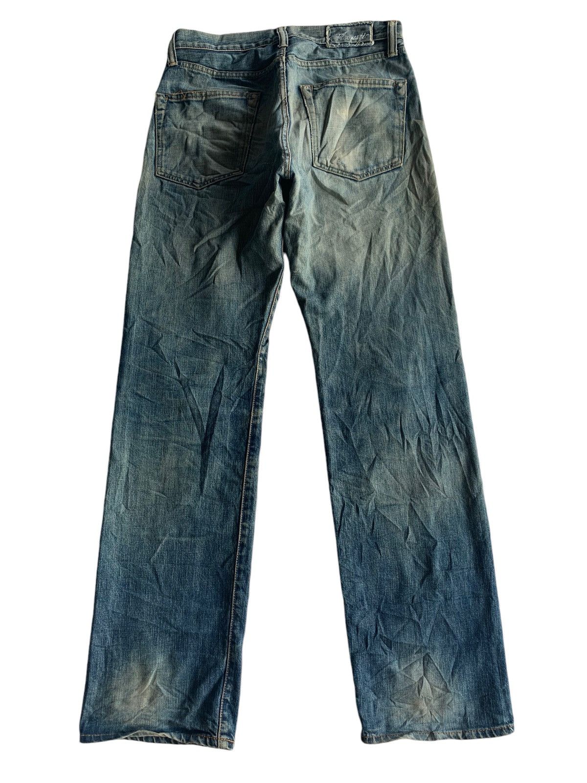 Japanese Brand × Jean Vintage Acoustic Japanese Rare Selvedge Distressed Denim Size US 31 - 2 Thumbnail