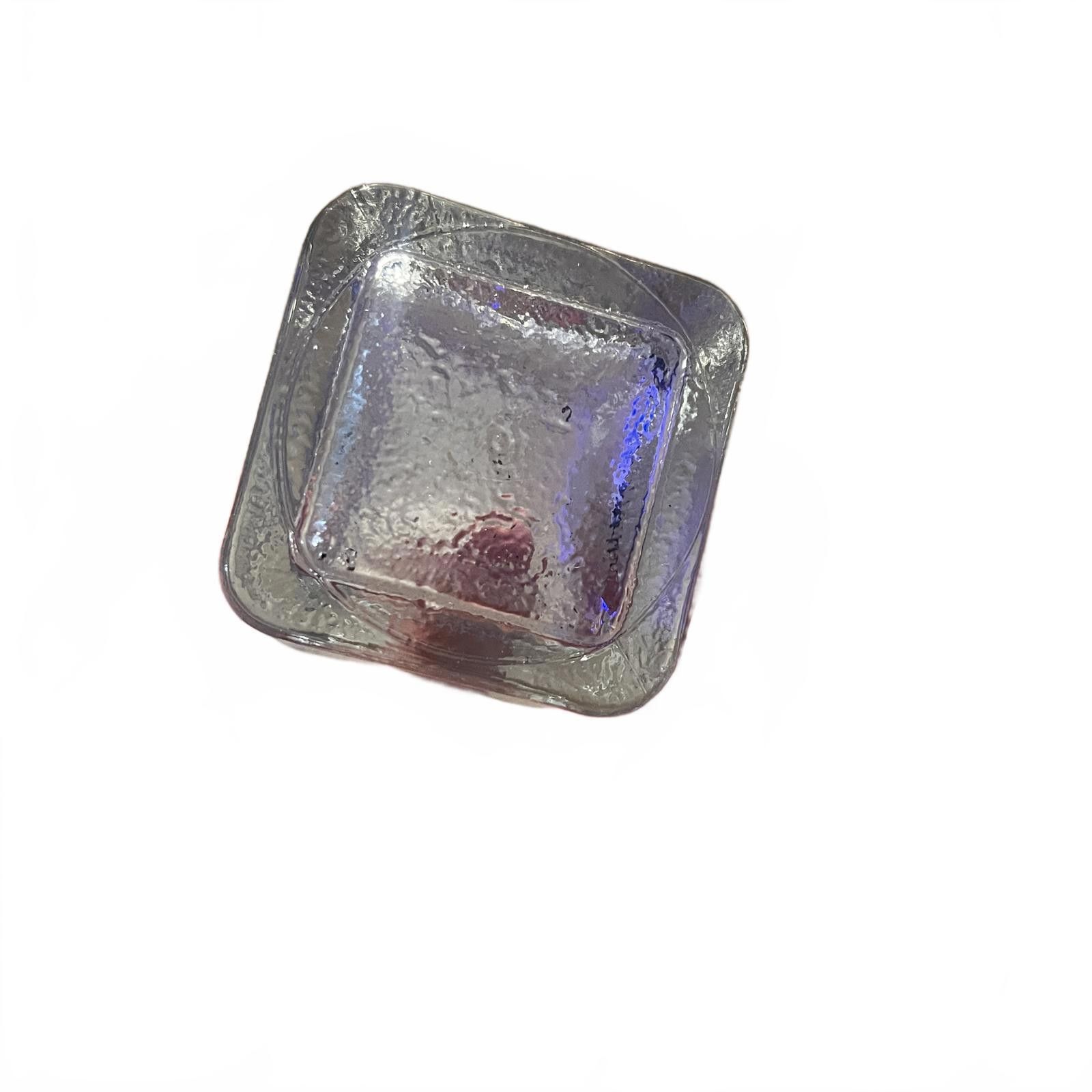 Other Clear Textured Glass Decorative Cube Size ONE SIZE - 5 Thumbnail