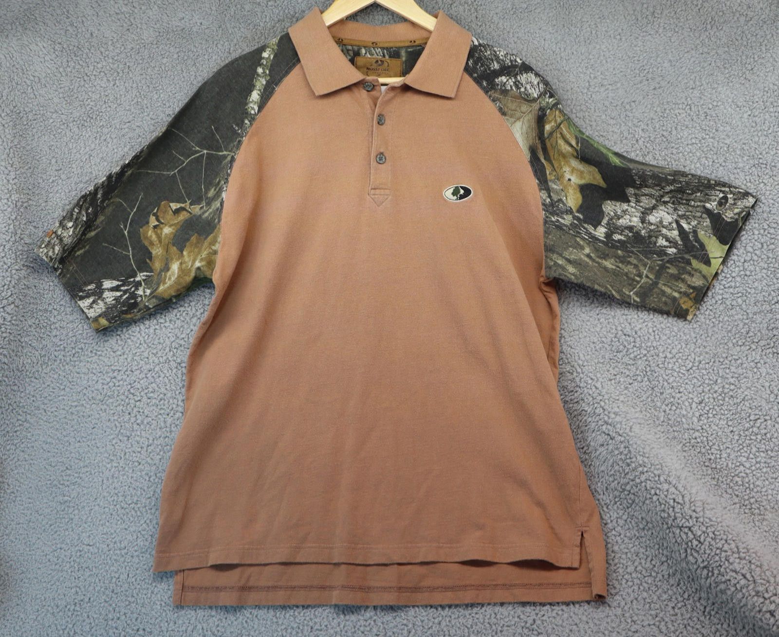 Mossy Oaks New Mossy Oak Polo Shirt Men Large Elements Hunting Camo NWT Size ONE SIZE - 1 Thumbnail