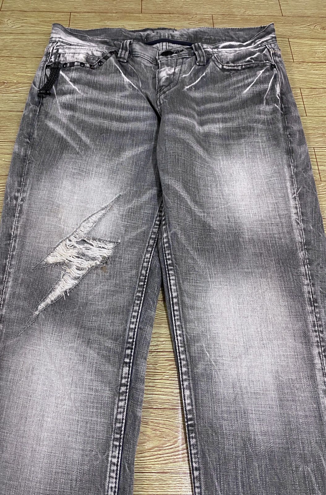 Murder License Very Rare Vintage Japanese Brand Murder License Jeans 1990s Size US 32 / EU 48 - 4 Thumbnail