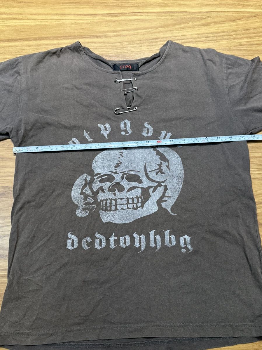 Japanese Brand × Seditionaries Seditionaries Stog Distressed Skull Tee Shirt Size US M / EU 48-50 / 2 - 5 Thumbnail