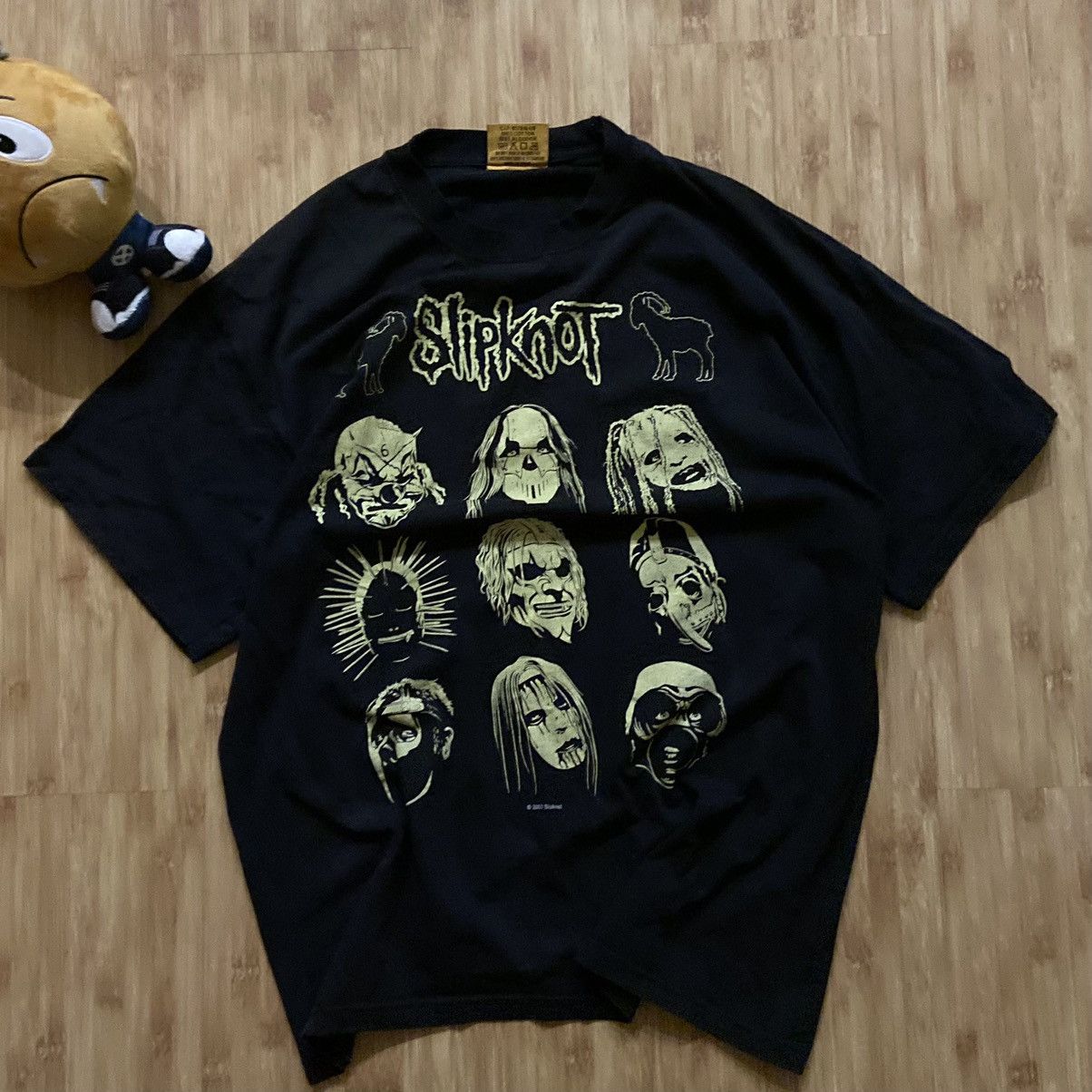 Band Tees Rare Slipknot 2003 tee (glows in the dark) Size US XL / EU 56 / 4 - 1 Thumbnail