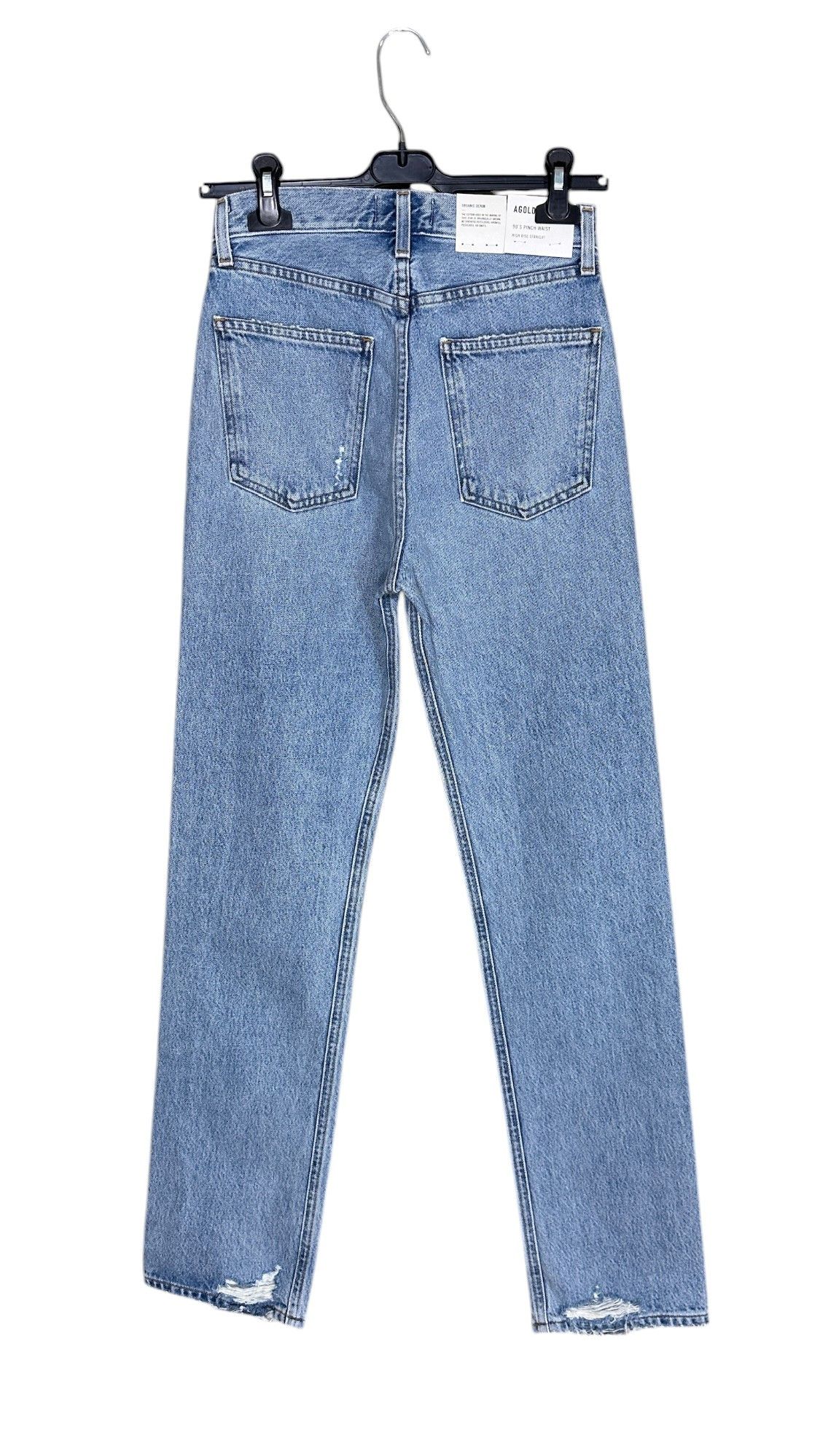 Agolde 90's Pinch Waist high-rise straight jeans Size 24" / US 00 / IT 34 - 2 Thumbnail