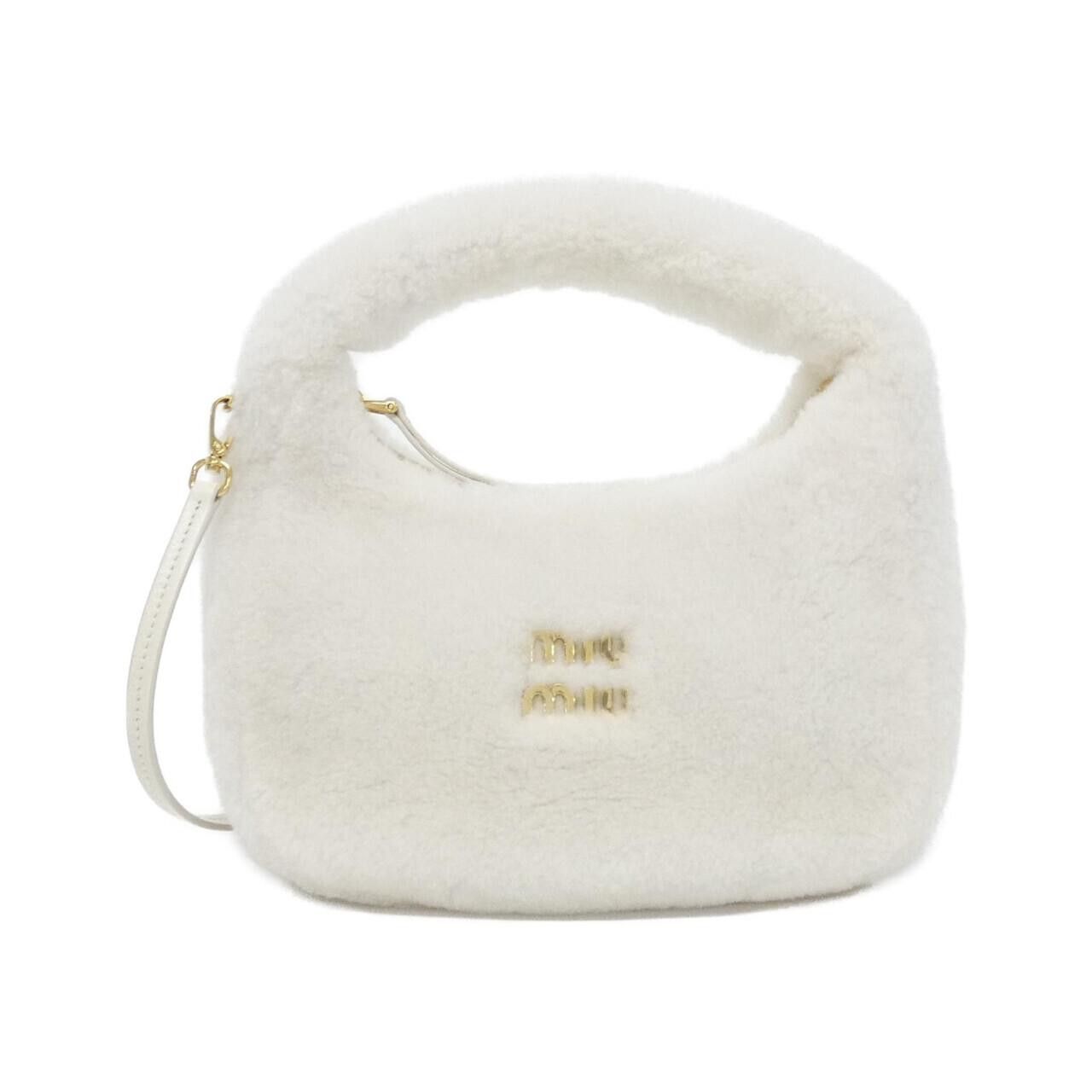 Miu Miu Miu Miu Miu Miu 5BC125 Montone Shoulder Bag Leather Crossbody Bag 5BC125 DUTY FREE for USA Size ONE SIZE - 1 Thumbnail