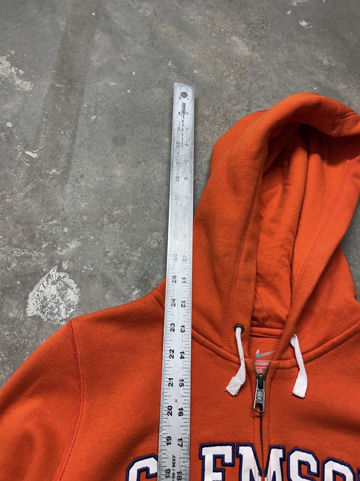 Nike 00’s Nike Clemson Tigers Zip Up Hoodie Woman’s Size M / US 6-8 / IT 42-44 - 7 Thumbnail