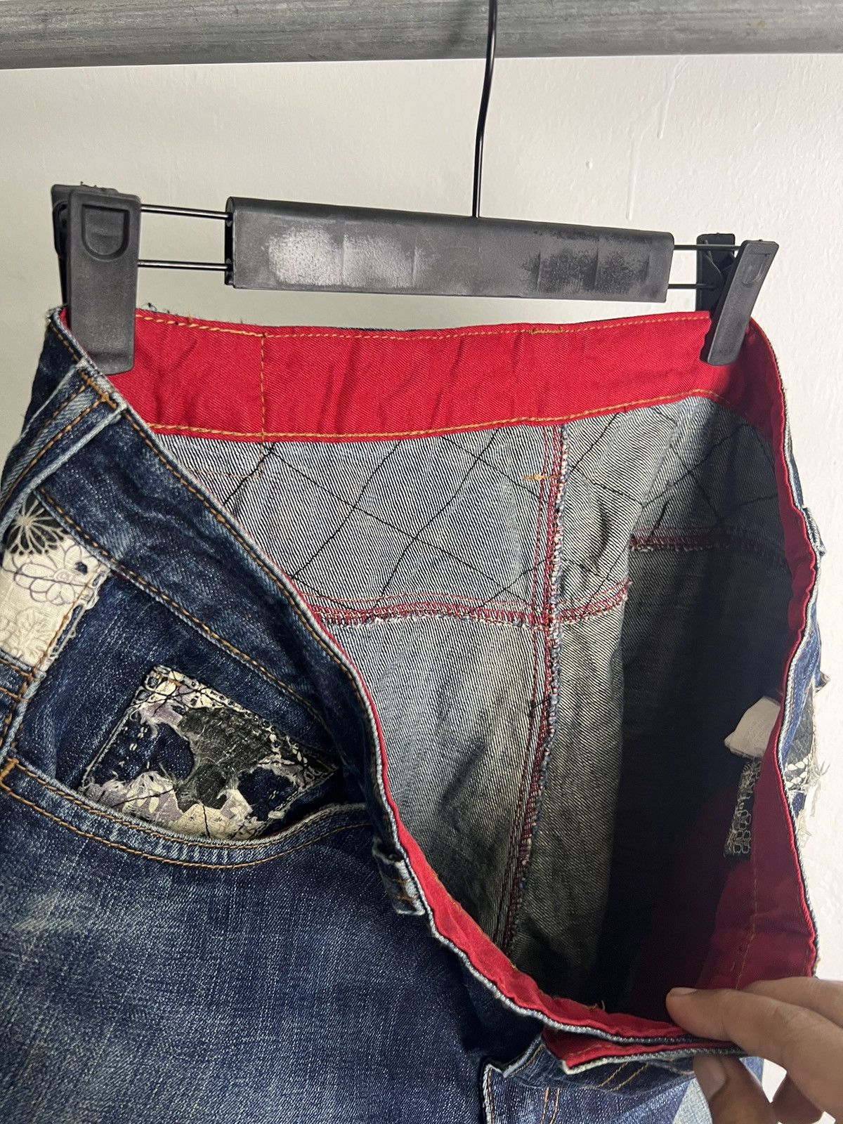 Japanese Brand × Kamakura × Vintage Vintage Kamakura Triple Pockets Embroidered Design Denim Size US 36 / EU 52 - 10 Thumbnail