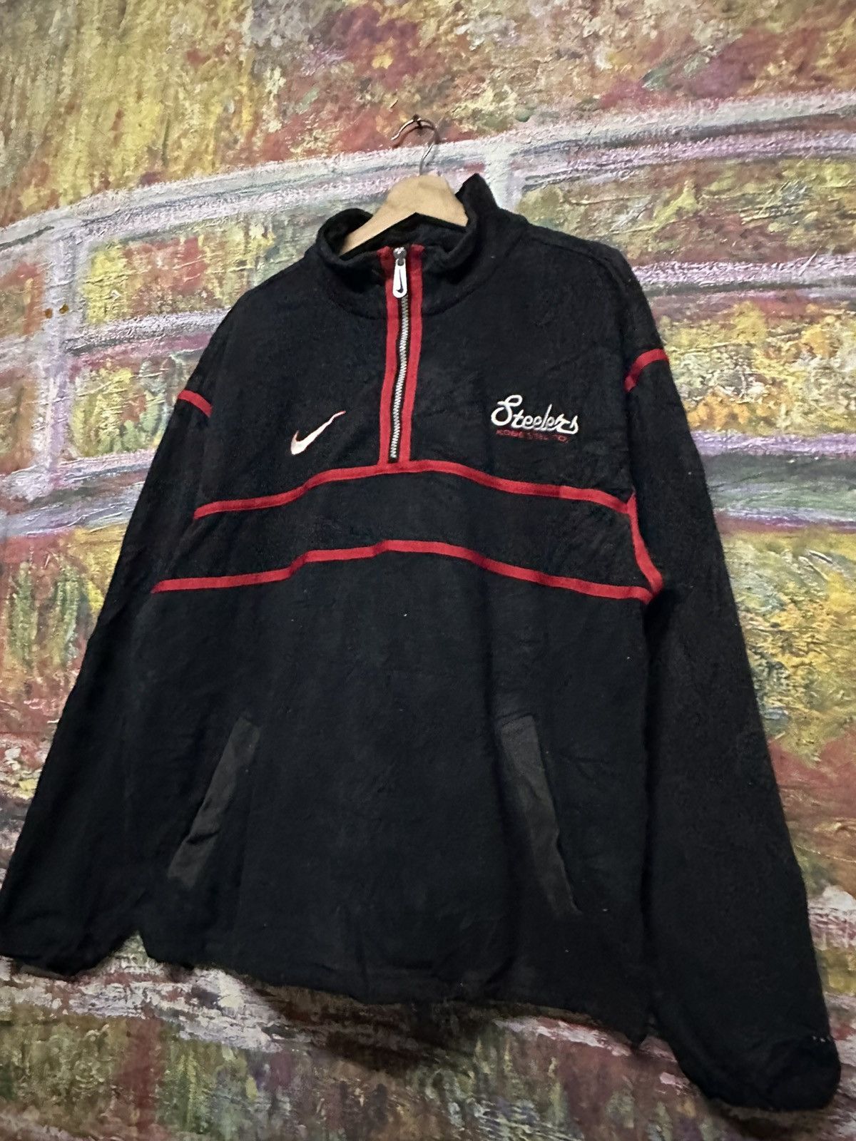 Nike Vintage Nike Fleece Half zip Size US XL / EU 56 / 4 - 4 Thumbnail