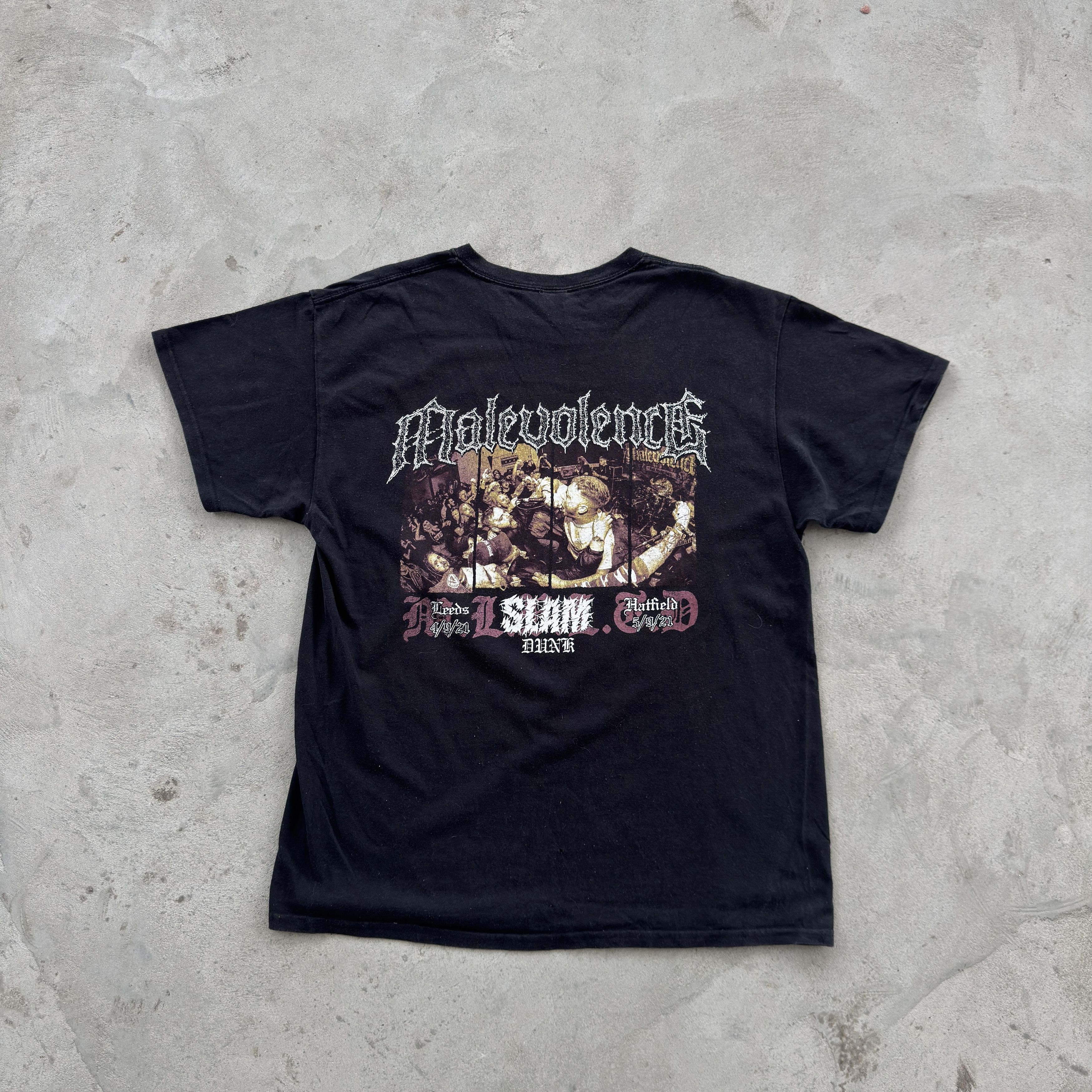 Band Tees Malevolence Slam Dunk Festival 2021 Hardcore Band Tee L Size US L / EU 52-54 / 3 - 1 Thumbnail