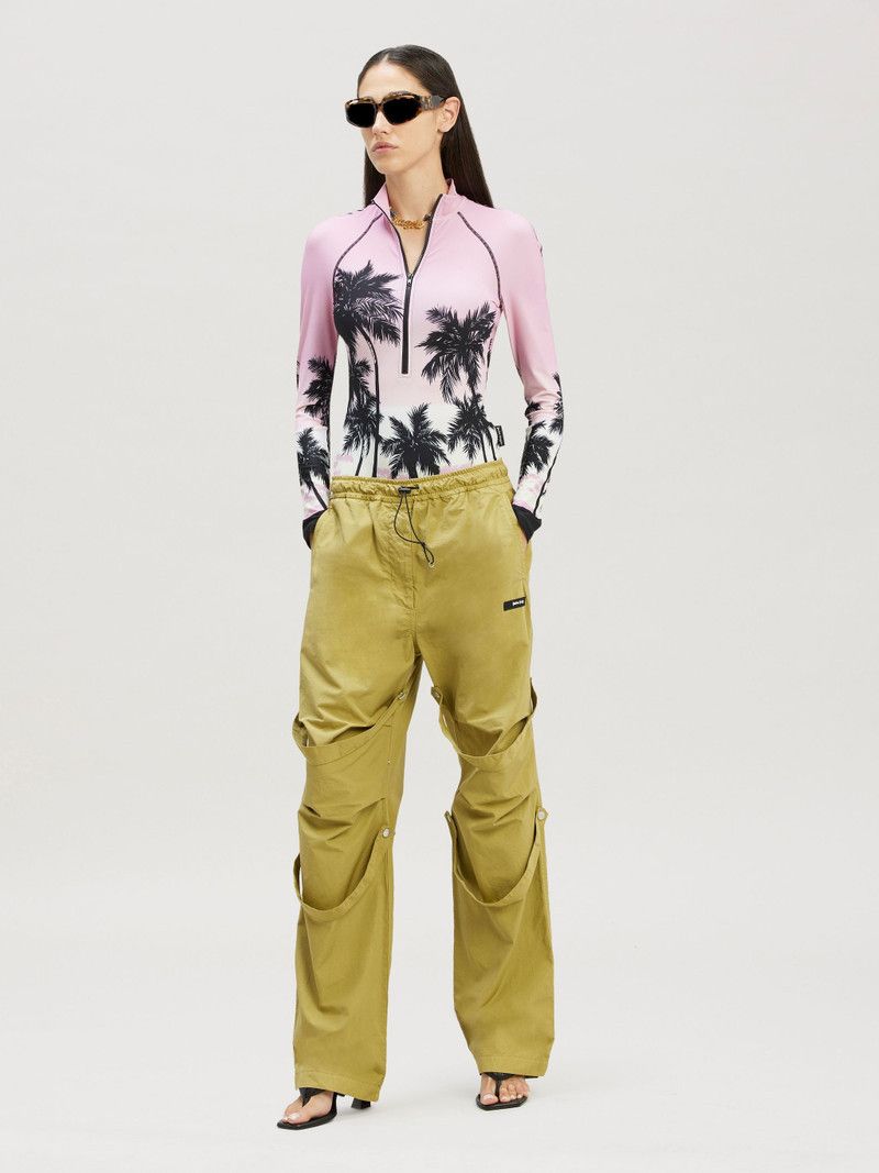 Palm Angels o1y1125 Sweatpant in Green Size 27" / US 4 / IT 40 - 6 Thumbnail