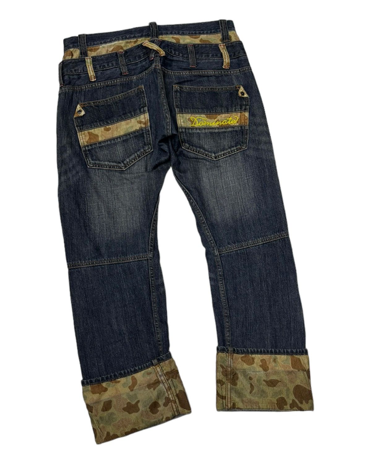Kapital 🔥DOUBLE WAIST DENIM DOMINATE HANDCRAFTED JEANS Size US 34 / EU 50 - 6 Thumbnail