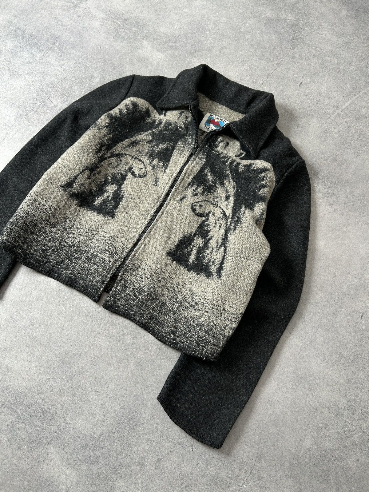 Pendleton Vintage Wooded River Alaska Bear zip-jacket 90s Size US M / EU 48-50 / 2 - 3 Thumbnail