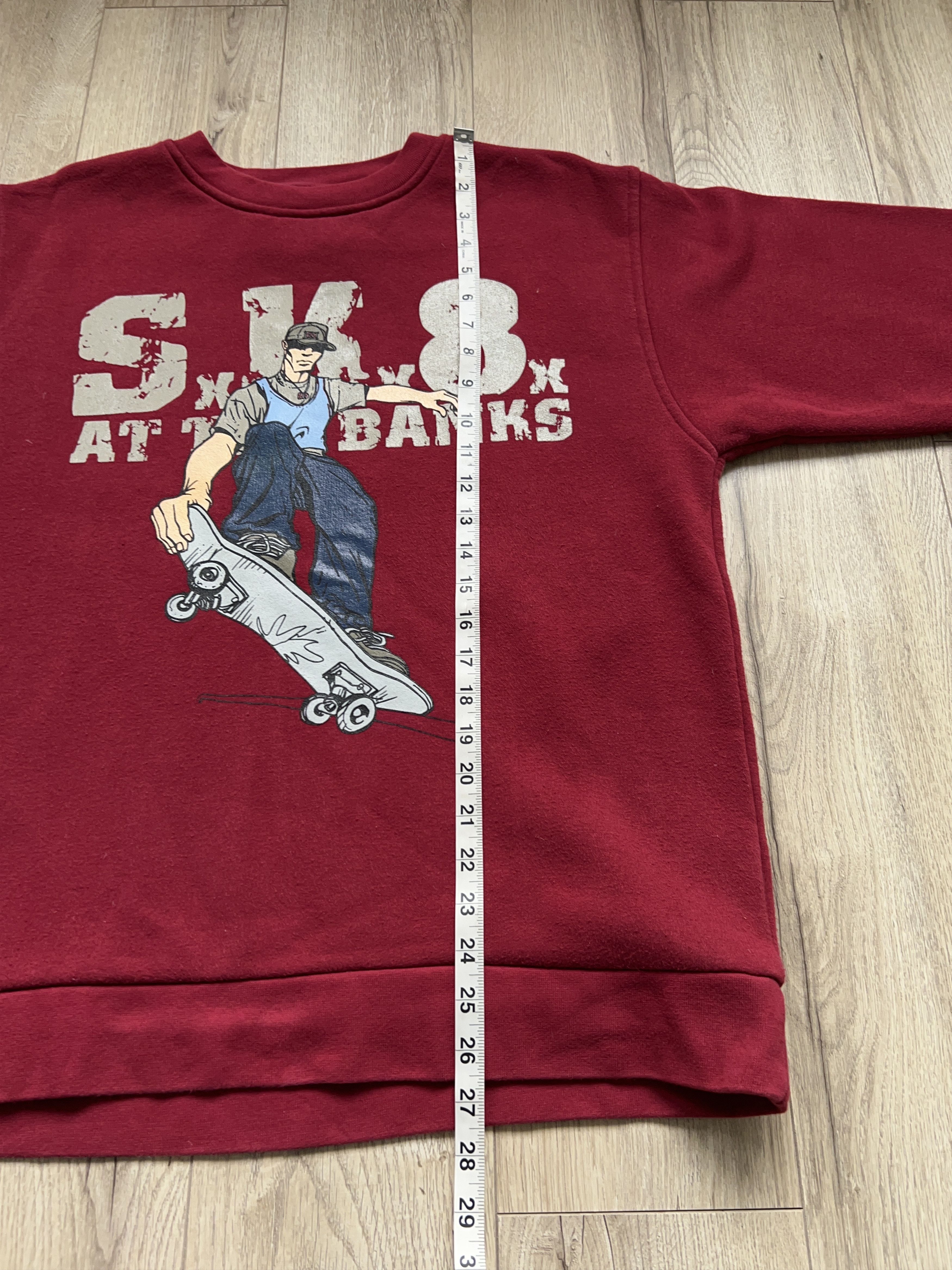 Vintage Mens BAD+MAD Hardwear Skate Y2K Sweatshirt Pullover Size S-M Size US S / EU 44-46 / 1 - 7 Thumbnail