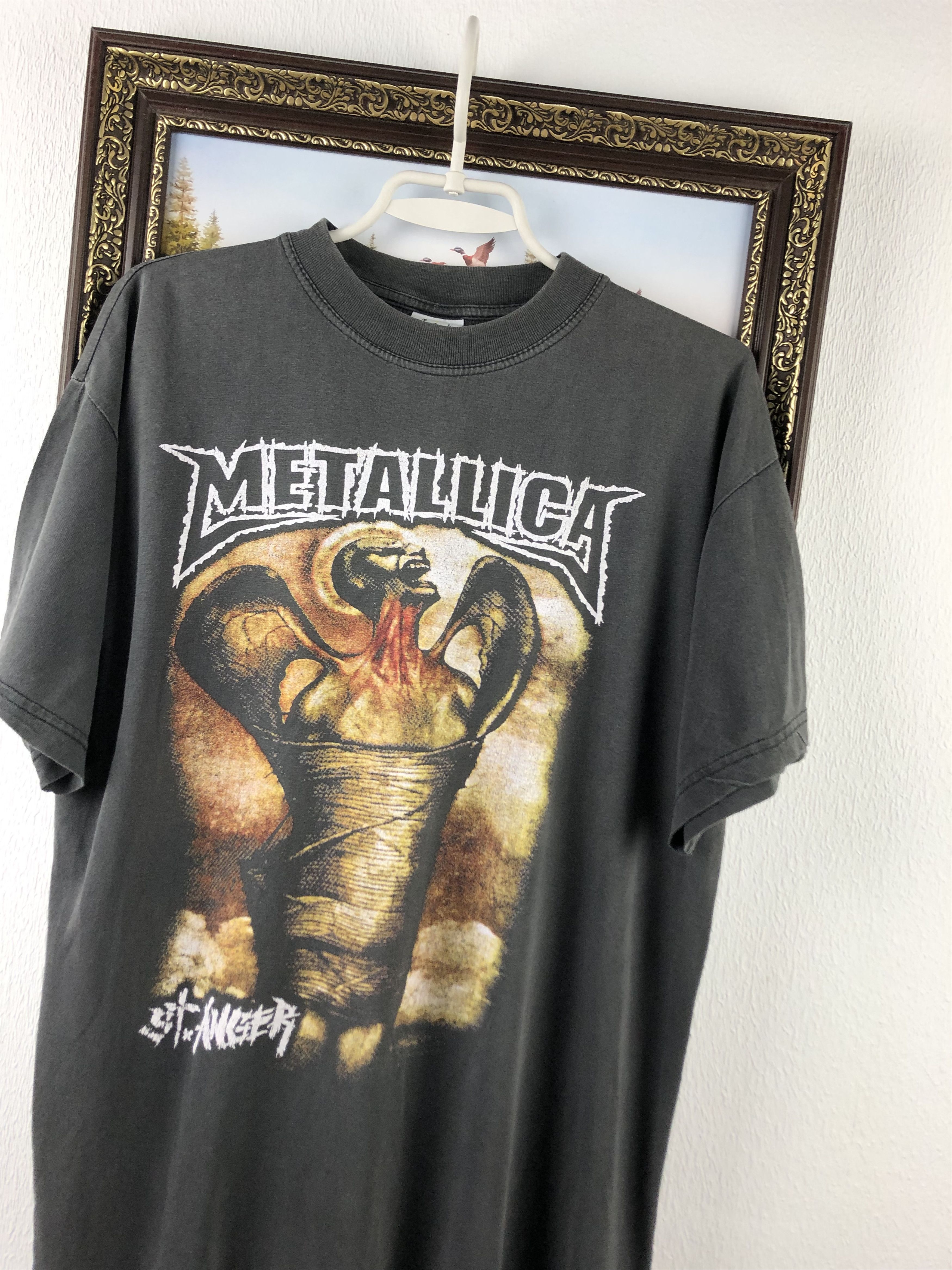 Band Tees Vintage 90's Metallica St. Anger Band Tee Shirt Over Print Size US L / EU 52-54 / 3 - 4 Thumbnail