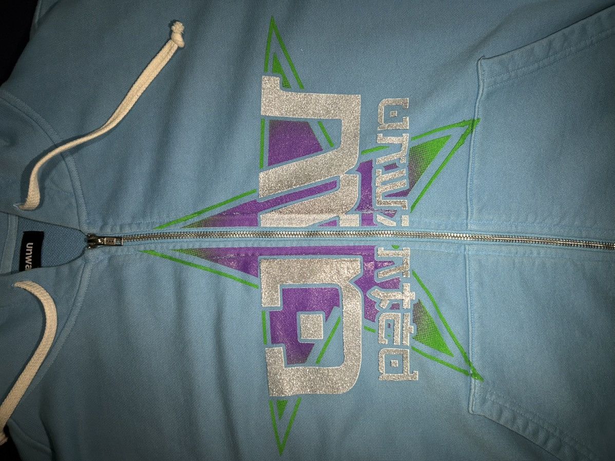 Unwanted Unwanted blue/purple star zip up Size US L / EU 52-54 / 3 - 4 Thumbnail