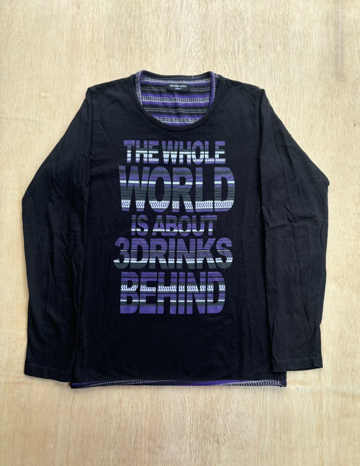 Hysteric Glamour × If Six Was Nine × Japanese Brand Modish Gaze Ifsixwasnine Lgb Style Longsleeve Size US M / EU 48-50 / 2 - 1 Thumbnail