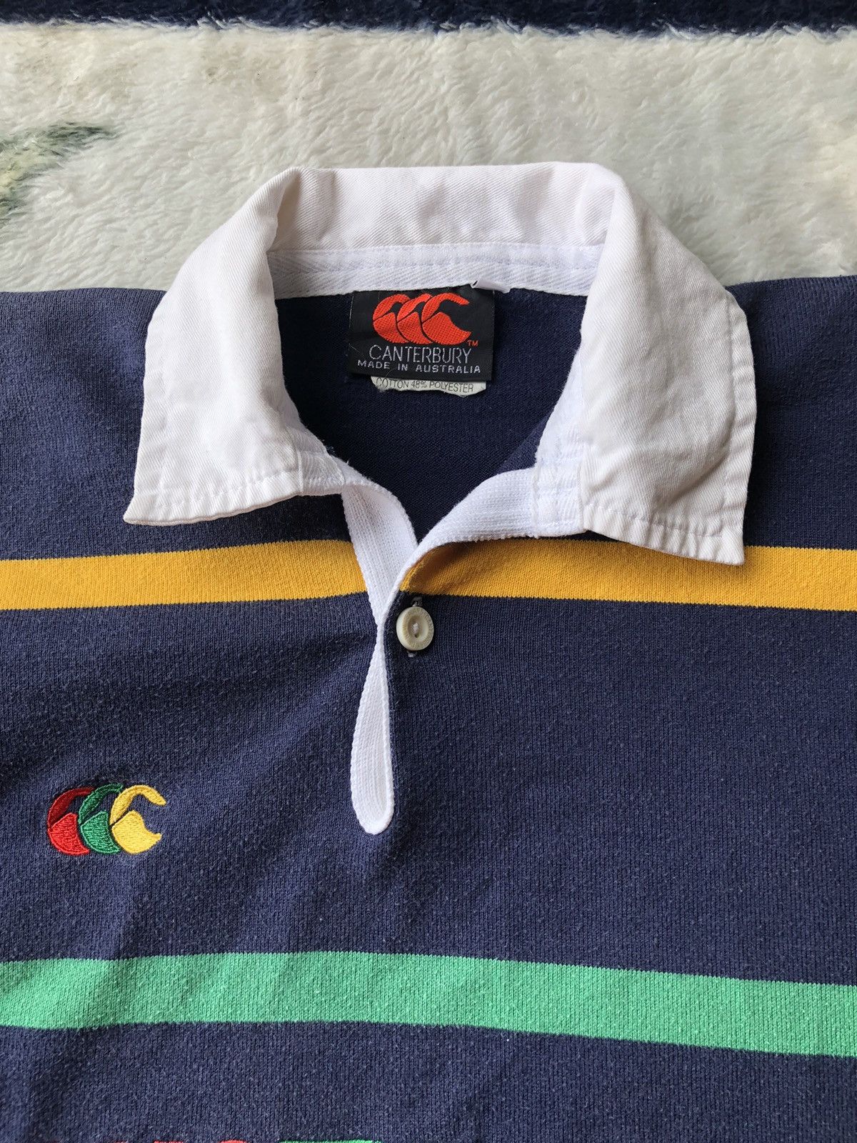 Canterbury of New Zealand Vintage Canterbury Australia Rugby Jersey Collar Size US S / EU 44-46 / 1 - 4 Thumbnail