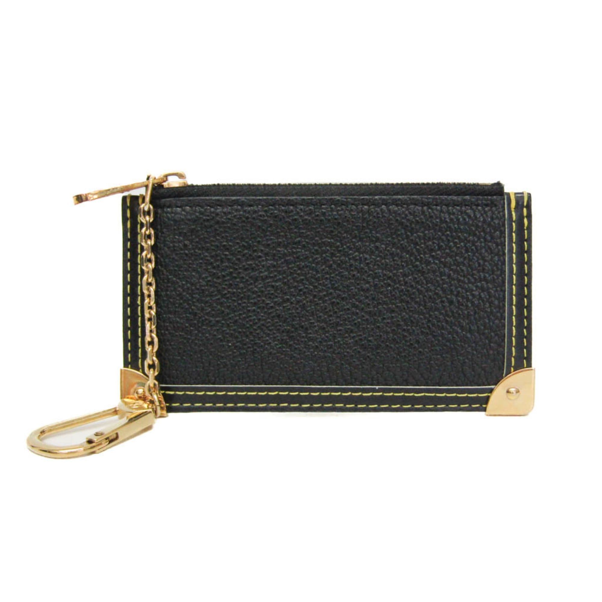 Louis Vuitton Louis Vuitton Suhali Key Pouch M91824 Women,Men Suhali Leather Coin Purse/coin Case Noir Size ONE SIZE - 1 Thumbnail