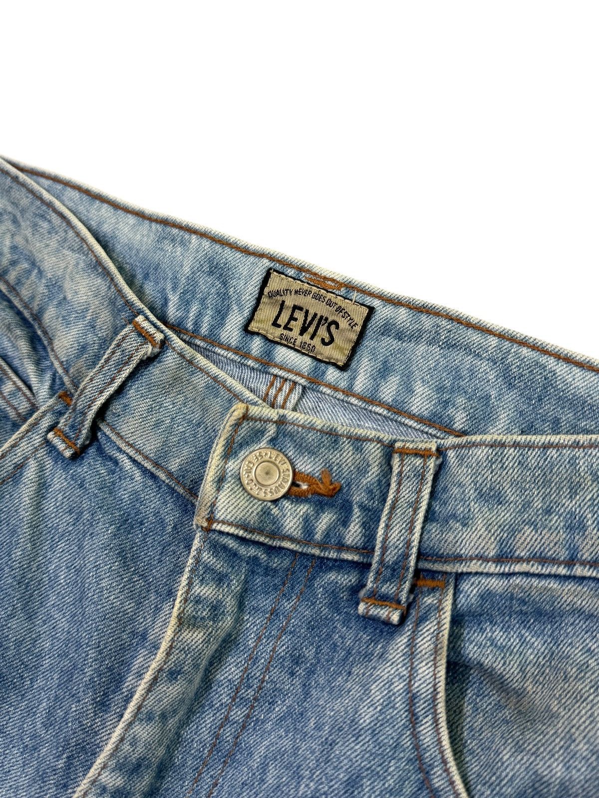 Levi's Vintage Clothing Vintage Levis 636 Mud Wash Acid Wash Loose Jeans Size US 30 / EU 46 - 7 Thumbnail