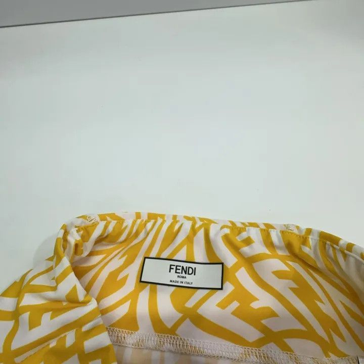 Fendi Fendi Yellow Sports Set with Shorts and Top -2508 Size S / US 4 / IT 40 - 4 Thumbnail