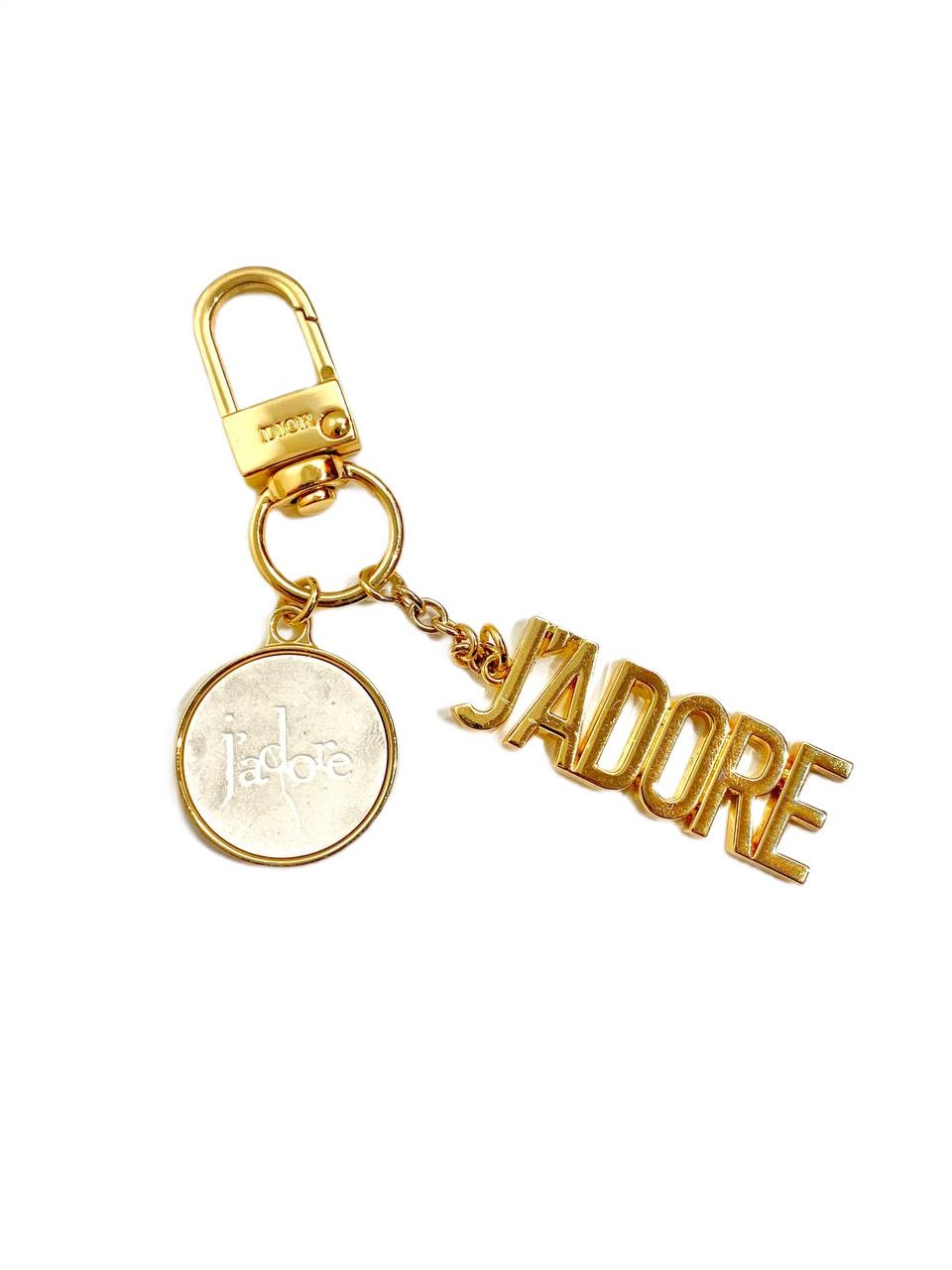 Dior Dior Jadore Gold Logo Bag Charm Key Ring Size ONE SIZE - 1 Thumbnail