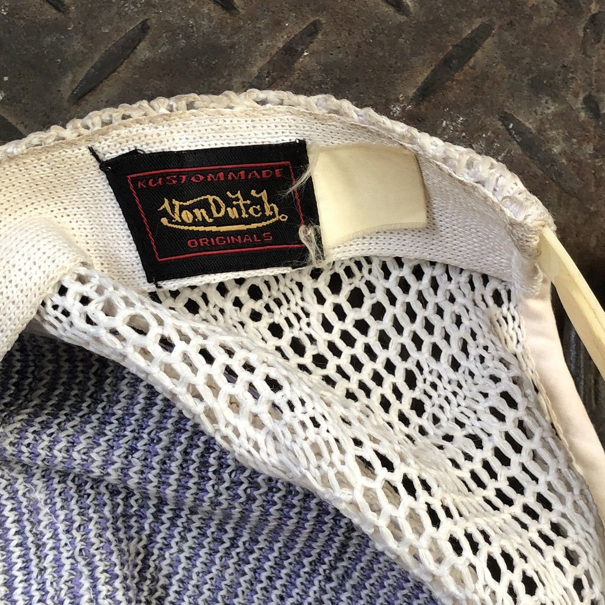 Vintage Vintage Von Dutch Knitwear Trucker Hat Size ONE SIZE - 8 Thumbnail