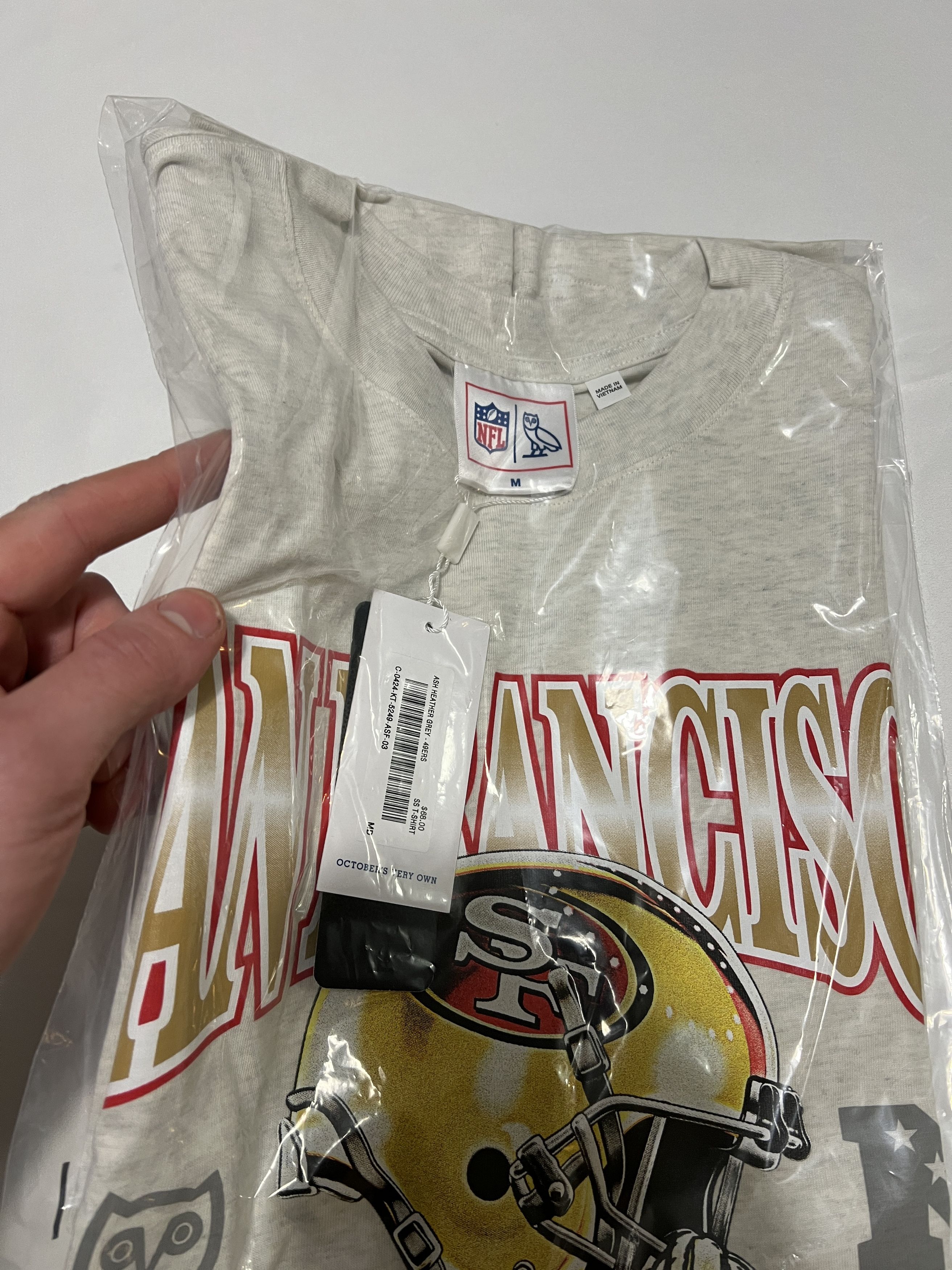 Drake OVO x NFL San Francisco 49ers Graphic Team T-Shirt Size US M / EU 48-50 / 2 - 3 Thumbnail