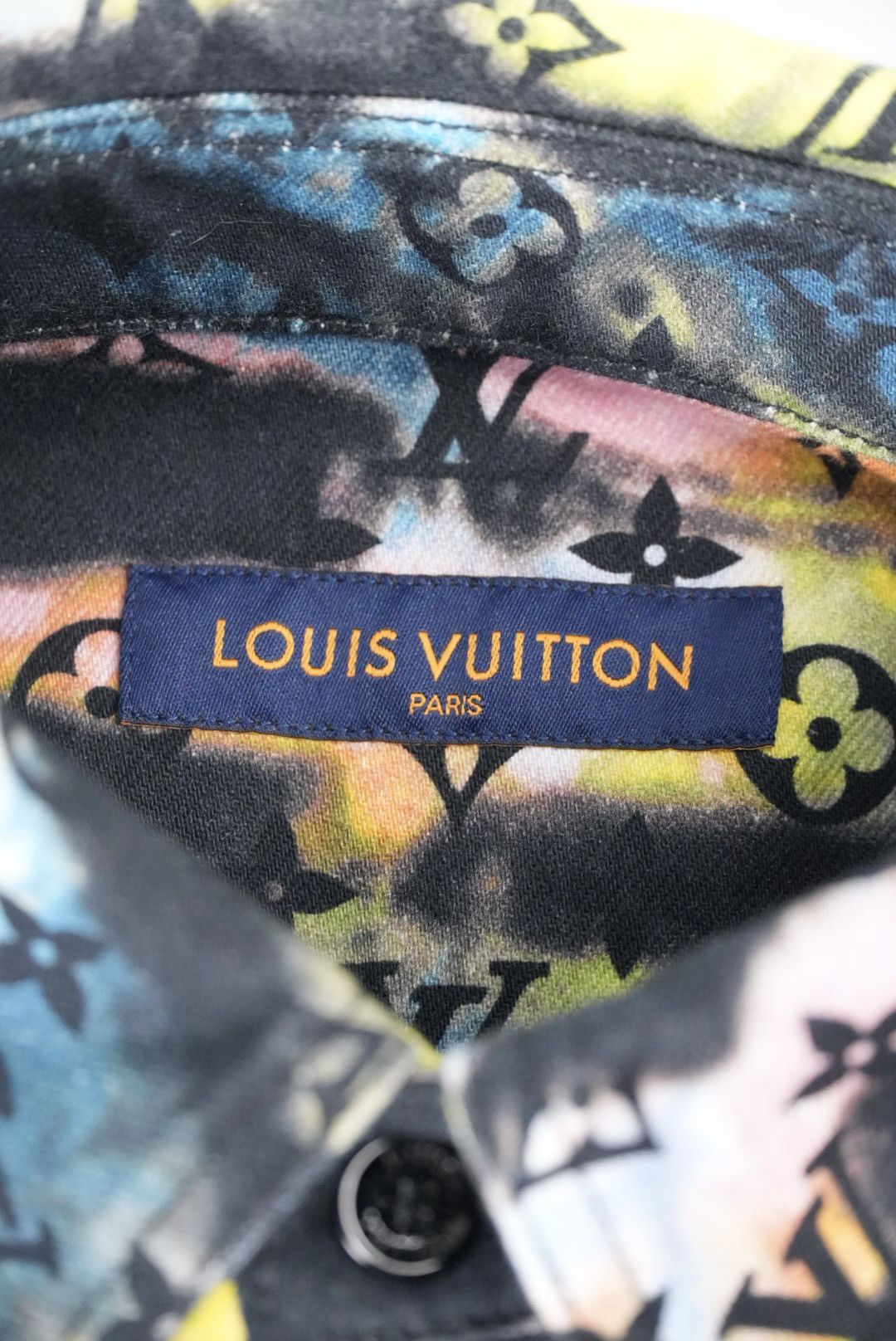 Louis Vuitton Louis Vuitton Black Tie Dye Denim Jacket Size US L / EU 52-54 / 3 - 7 Thumbnail