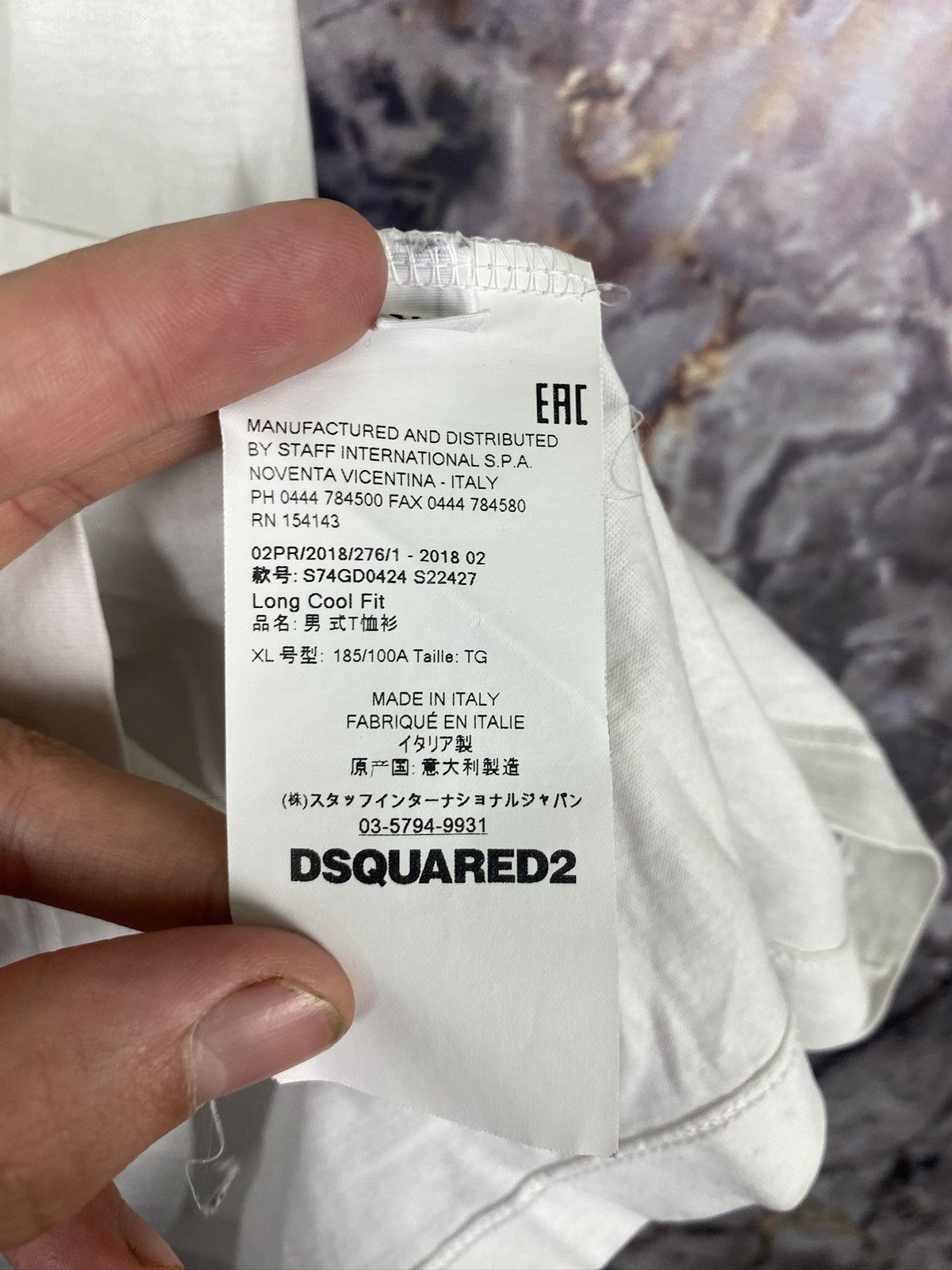 Dsquared2 Men’s Dsquared2 Luxury Big Logo T Shirt Size XL Size US XL / EU 56 / 4 - 8 Thumbnail