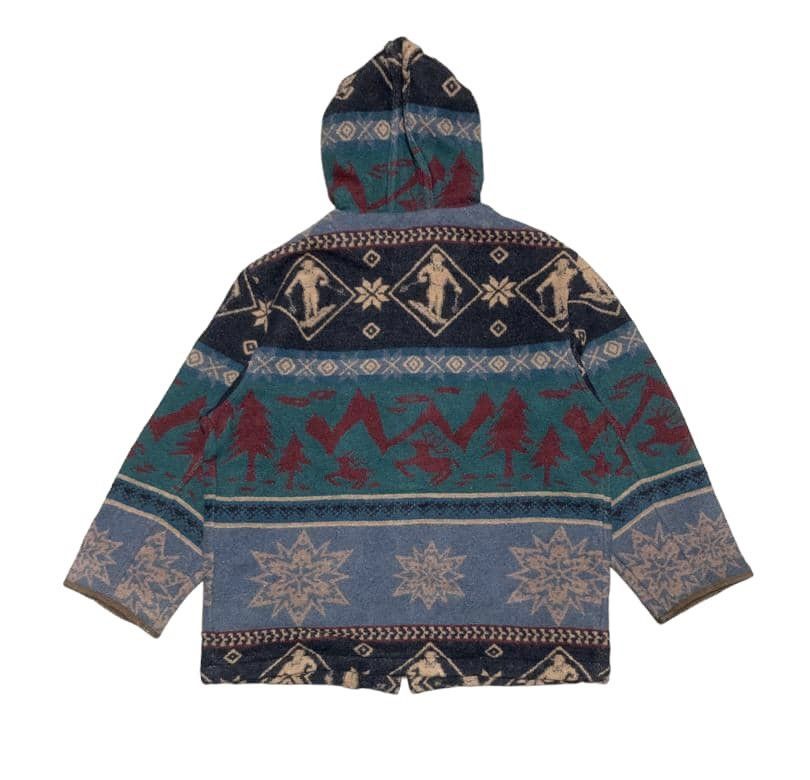 L.L. Bean Vintage 90s L.L Bean Navajo Jacket Hoodie Size US L / EU 52-54 / 3 - 3 Thumbnail