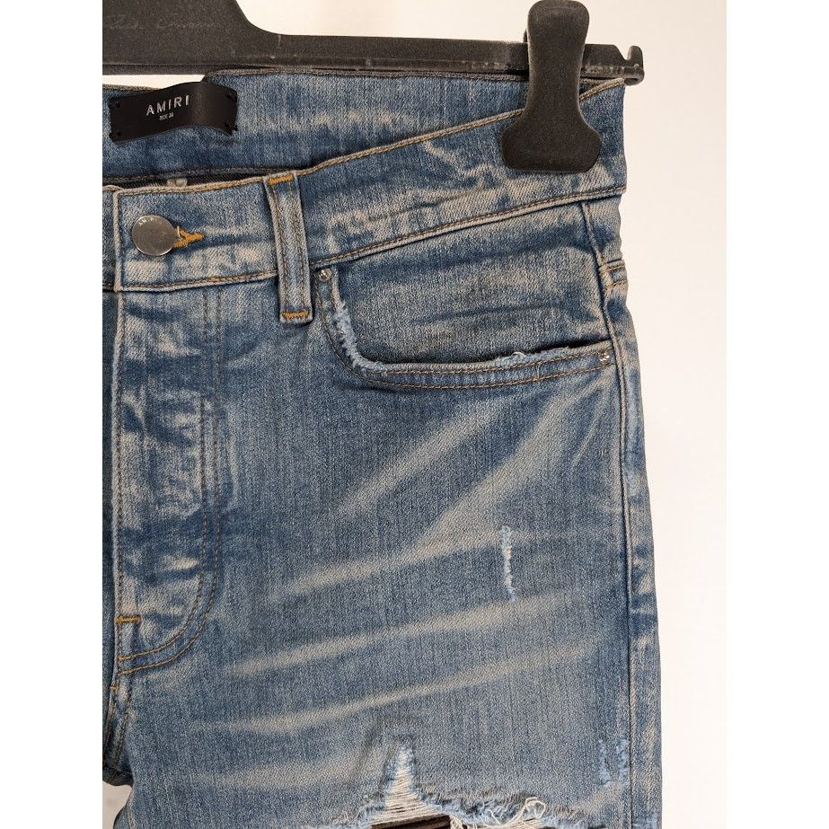 Amiri o1rshd1 Ultra Suede MX1 Jeans in Clay Indigo 31 Size US 31 - 10 Thumbnail