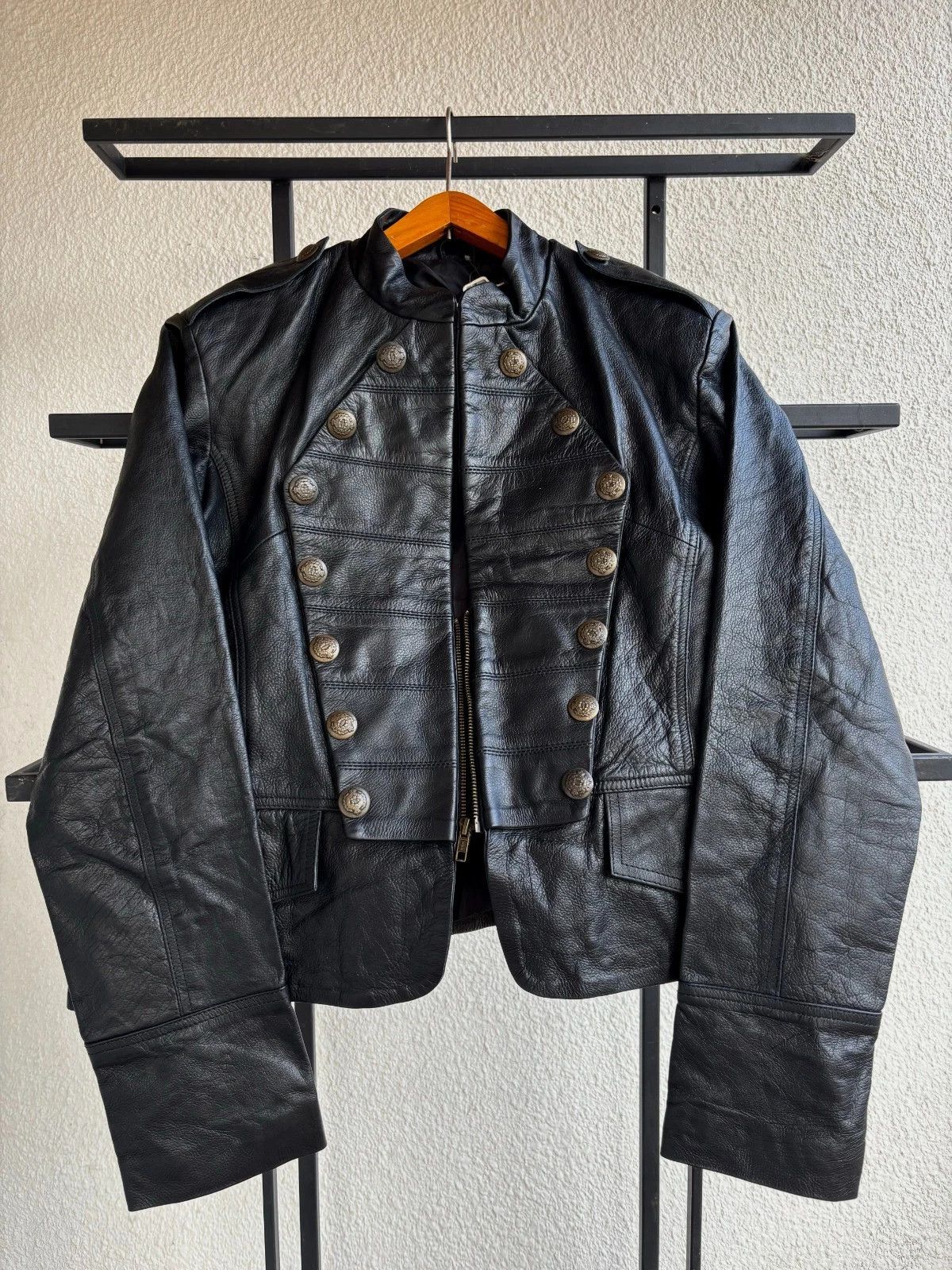 Hedi Slimane Vintage Lesco Leather Jacket Hedi Slimane | Grailed
