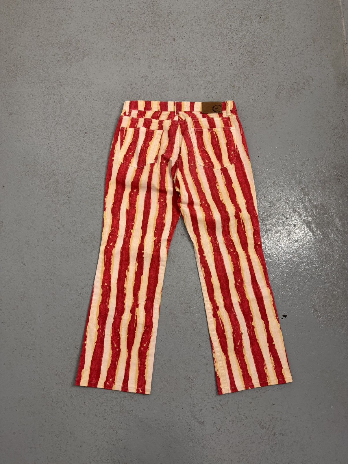 Just Cavalli Vintage Just Cavalli Stripe Overprinted Jeans Size 26" / US 2 / IT 38 - 12 Thumbnail