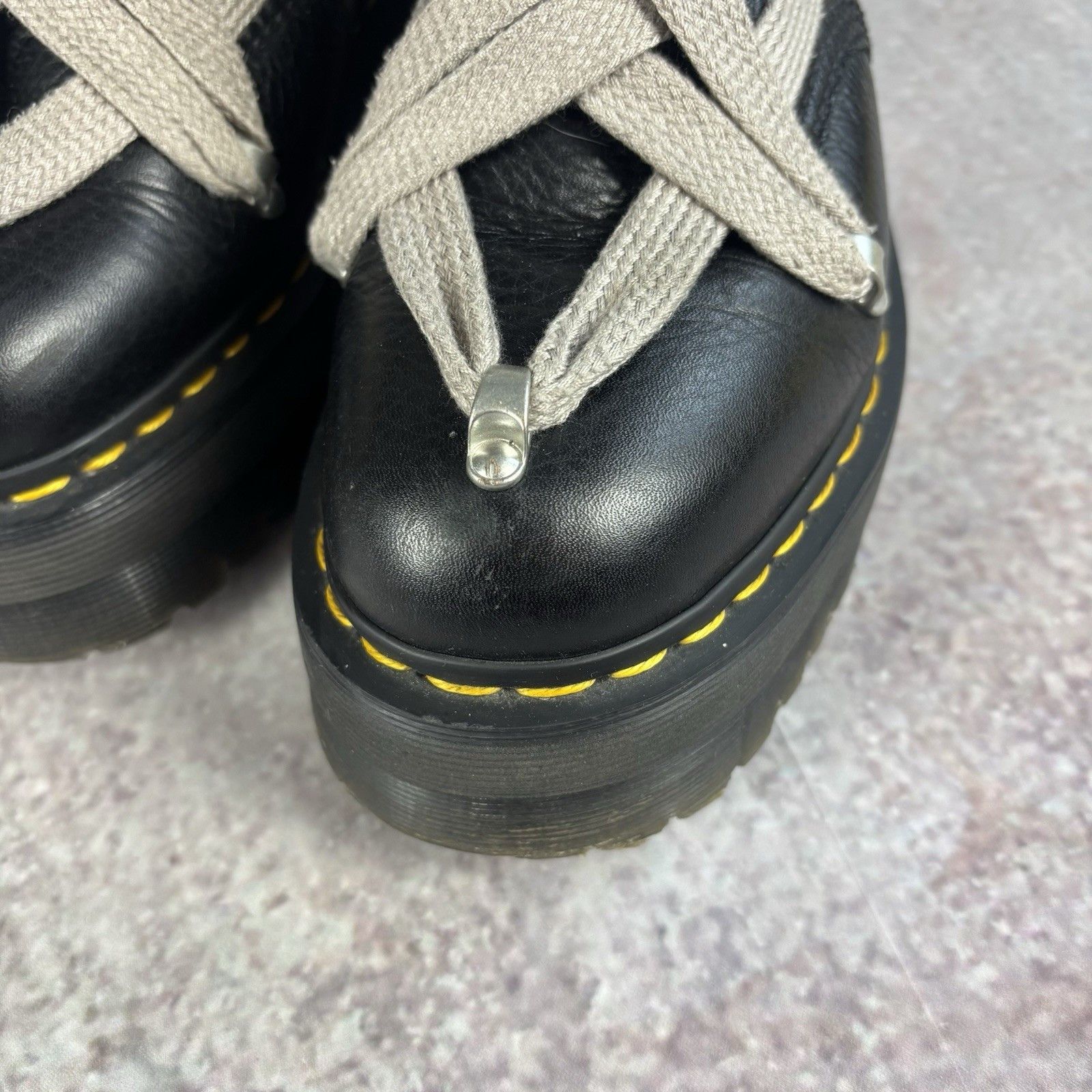 Dr. Martens × Rick Owens Rick Owens X DR. doc martens Megalace 1460 Size US 8 / EU 41 - 4 Thumbnail