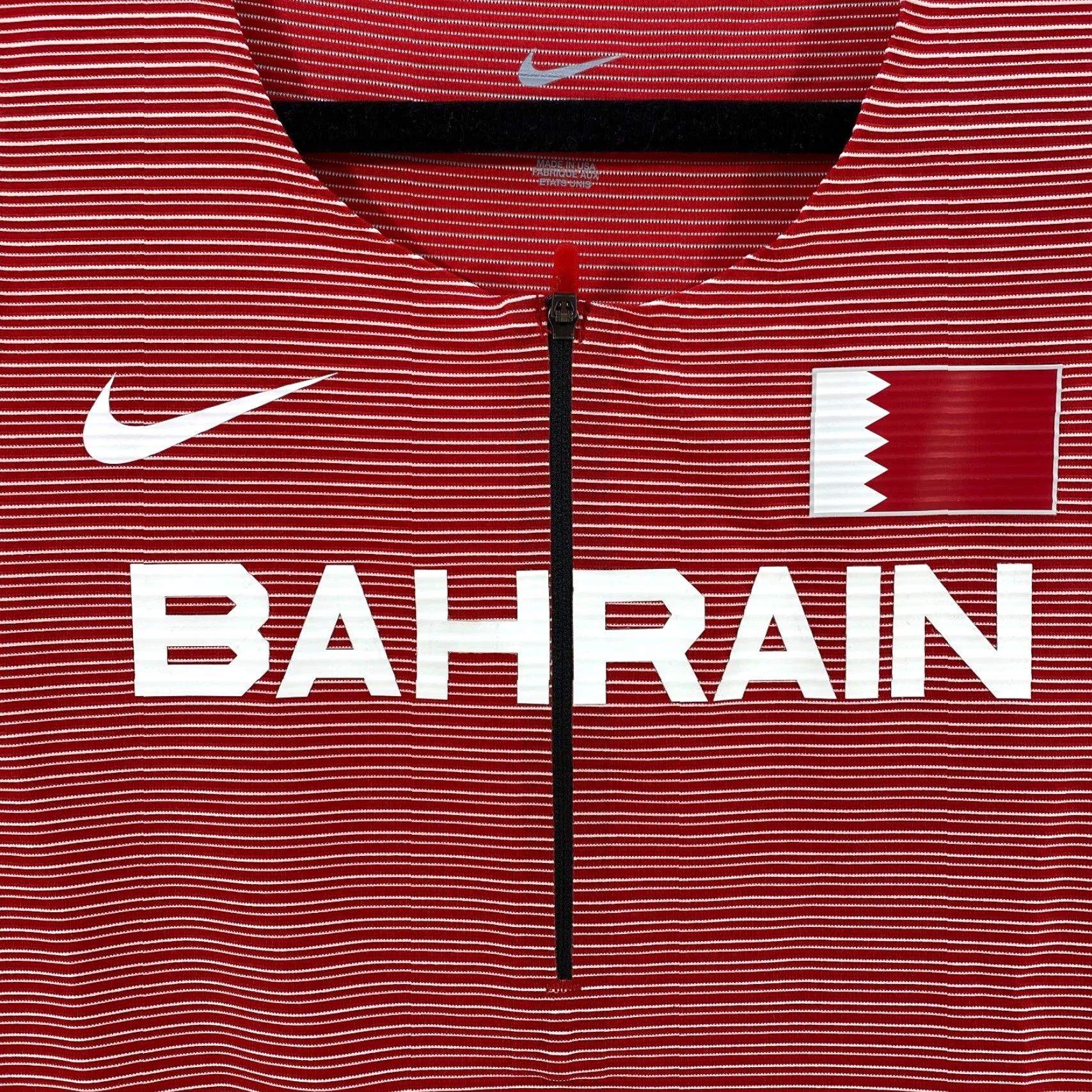 Nike VINTAGE Nike Pro Elite BAHRAIN Track Speedsuit Mens XL Red White CI6347-657 Size US 36 / EU 52 - 3 Thumbnail