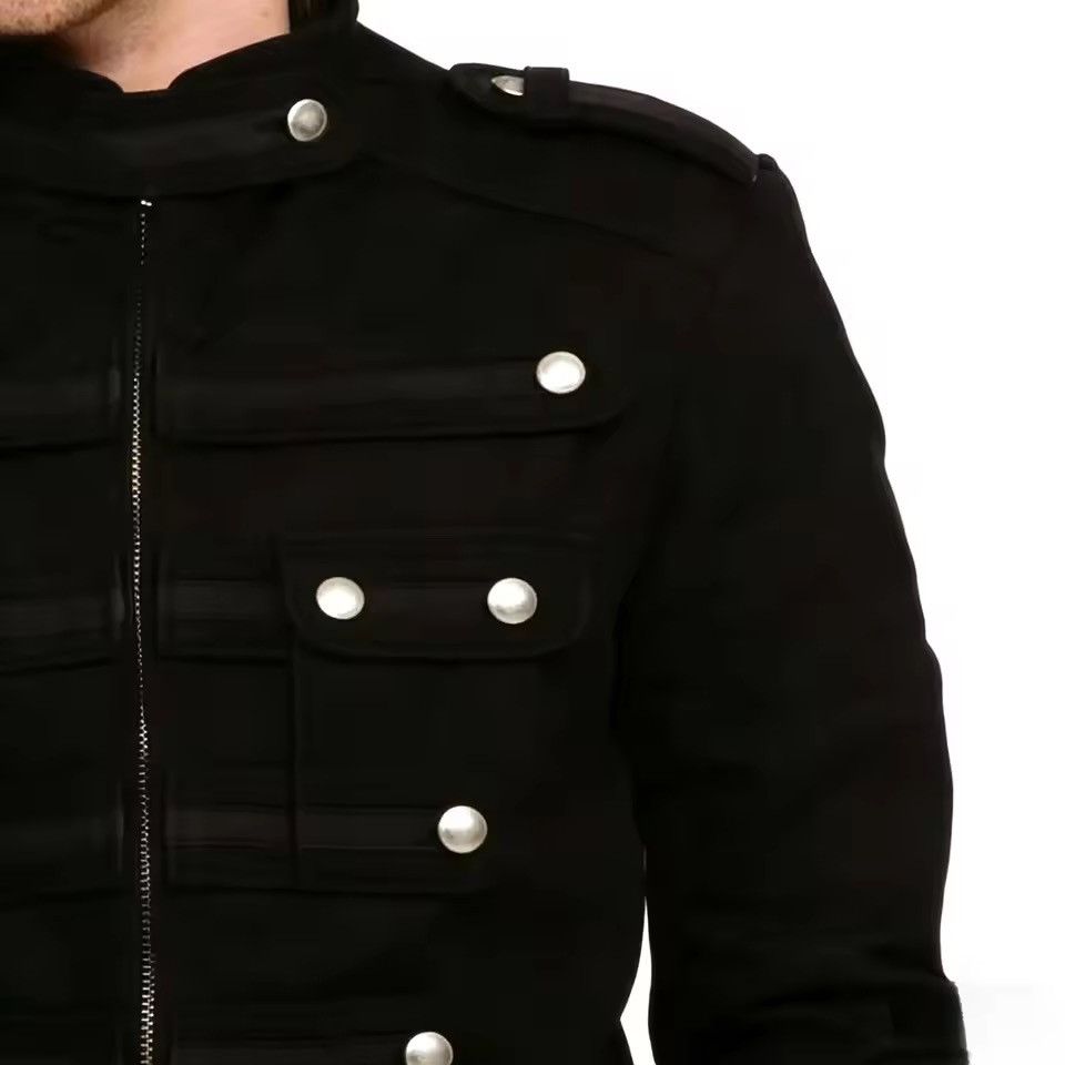 Japanese Brand Gothic Steampunk Retro Military Jacket Size US M / EU 48-50 / 2 - 7 Thumbnail