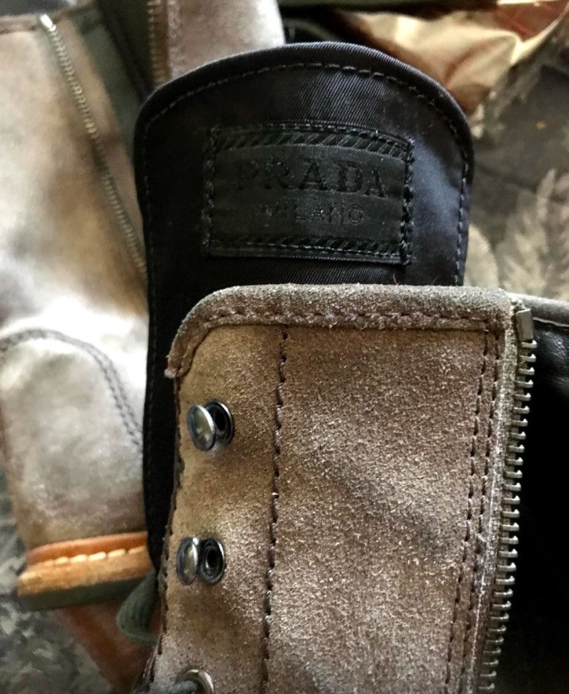 Prada Prada Combat heeled boots Size US 8.5 / IT 38.5 - 3 Thumbnail