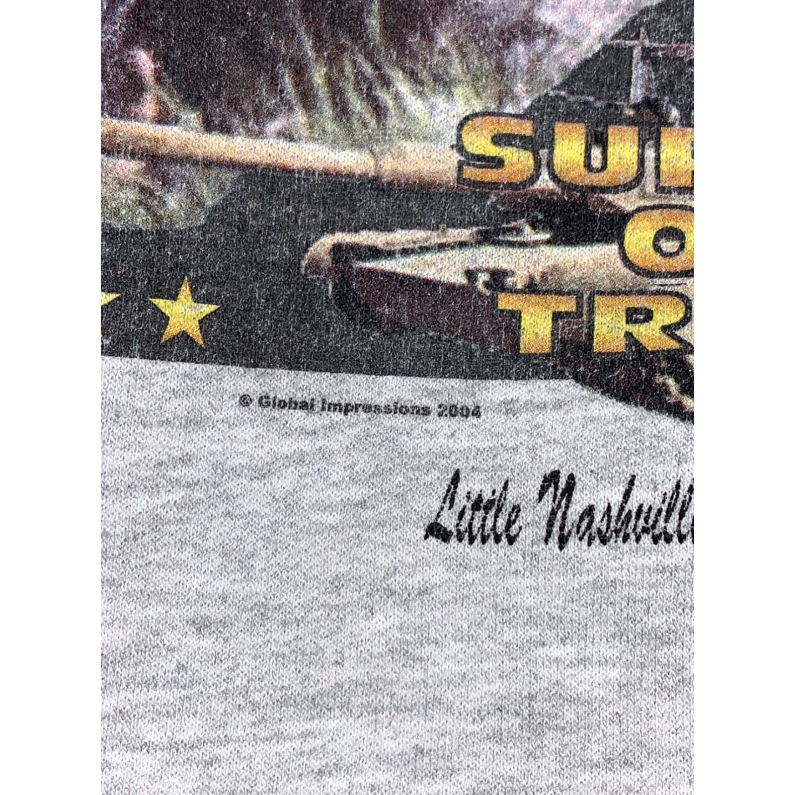 Jerzees Vtg United States Military Support Our Troops Sweatshirt Mens L Gray JERZEES Crew Neck Long Sleeve Graphic Print Pullover All Seasons Sweatshirt Size US L / EU 52-54 / 3 - 5 Thumbnail