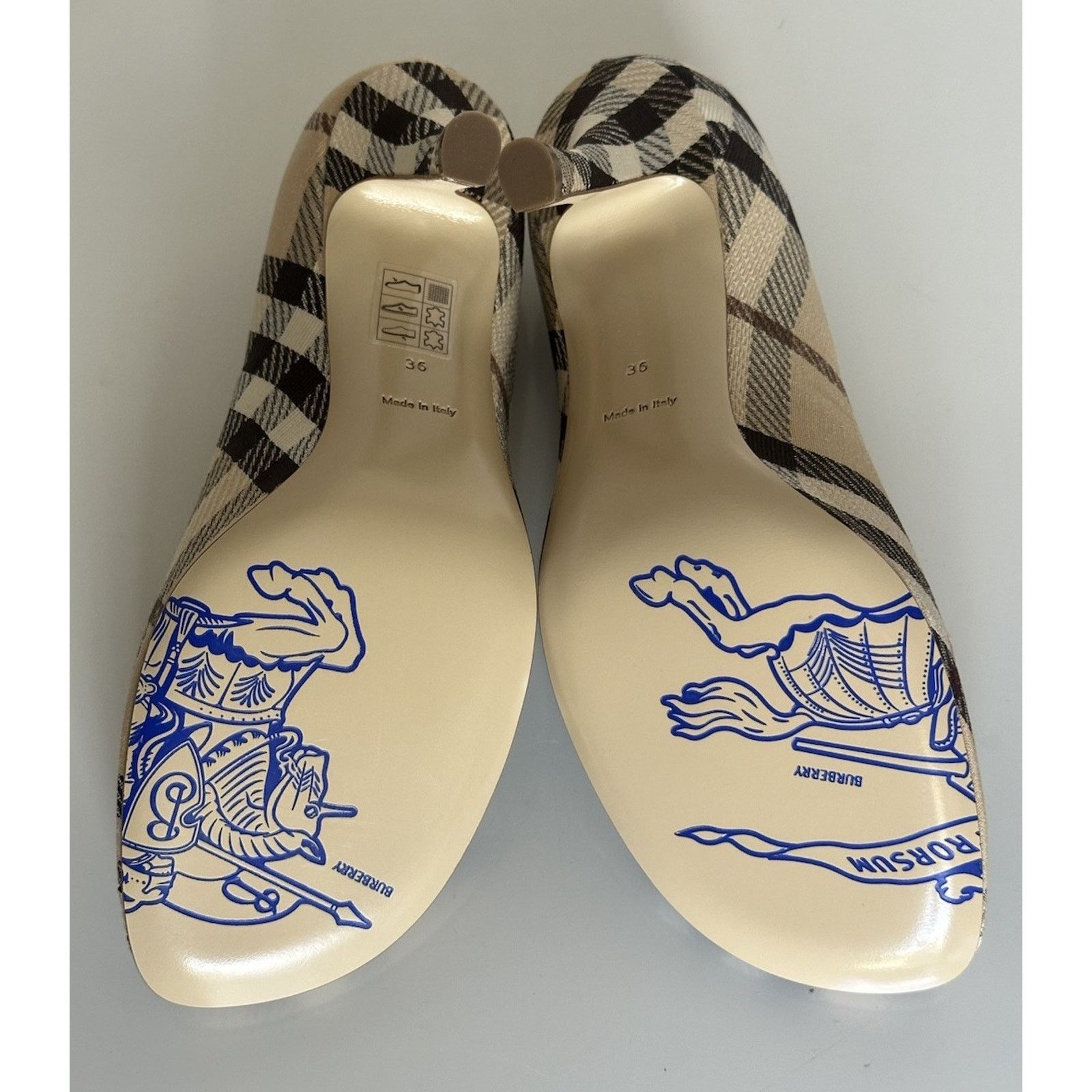 Burberry Burberry Women's Pump Alabaster IP Check Shoes 6 US 8100970 Size US 6 / IT 36 - 13 Thumbnail