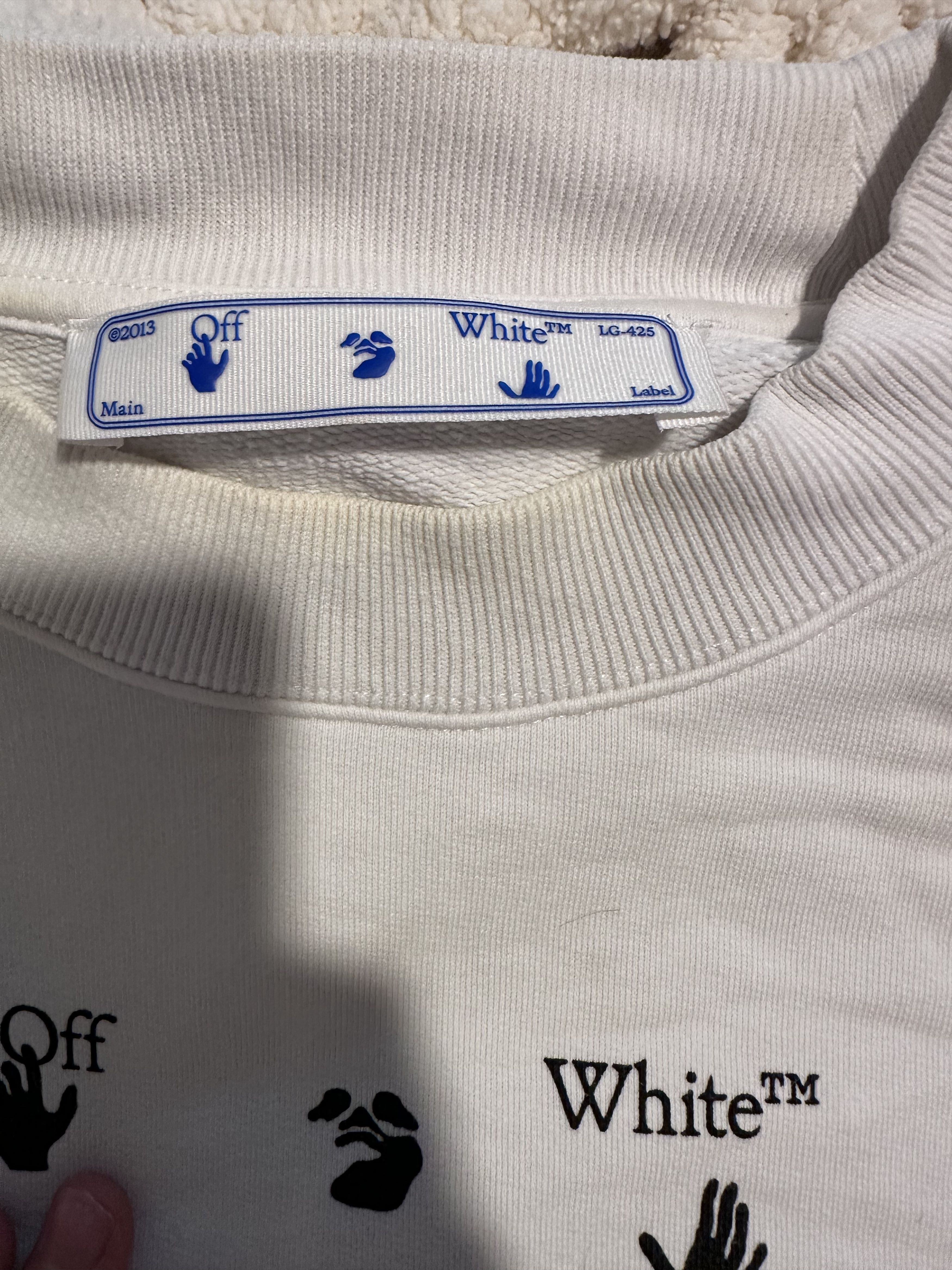 Off-White Off-White Crew Neck Size US L / EU 52-54 / 3 - 3 Thumbnail