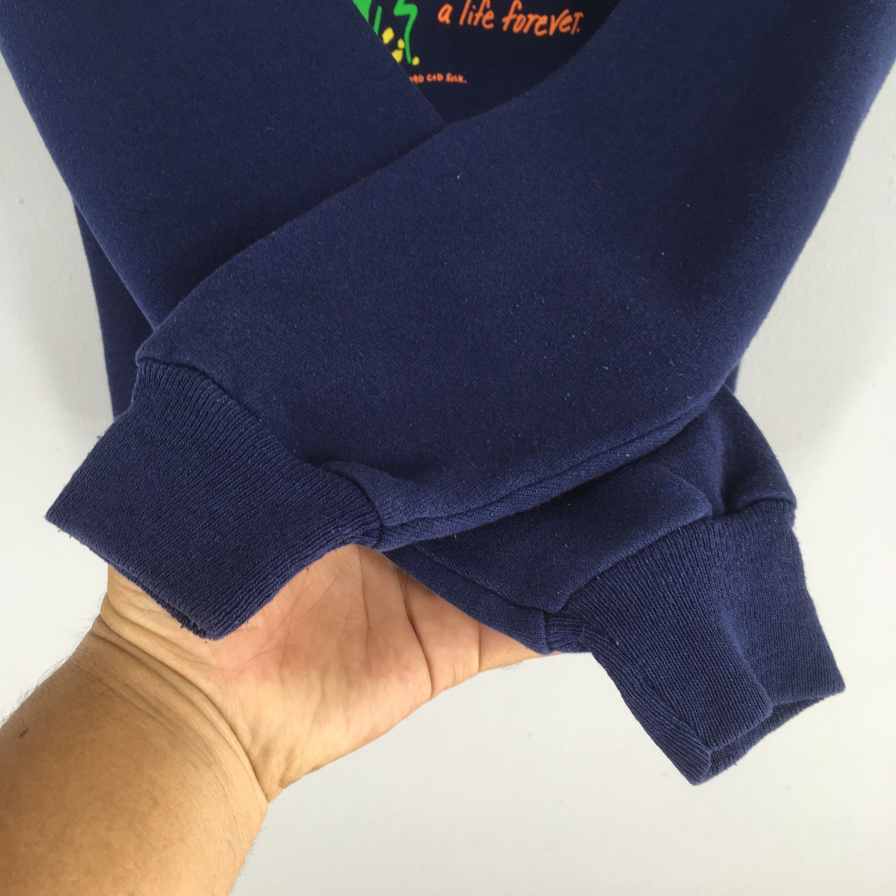 Vintage Vintage 80s Aesthetic Butterfly Blue Sweatshirt Large Size US L / EU 52-54 / 3 - 4 Thumbnail