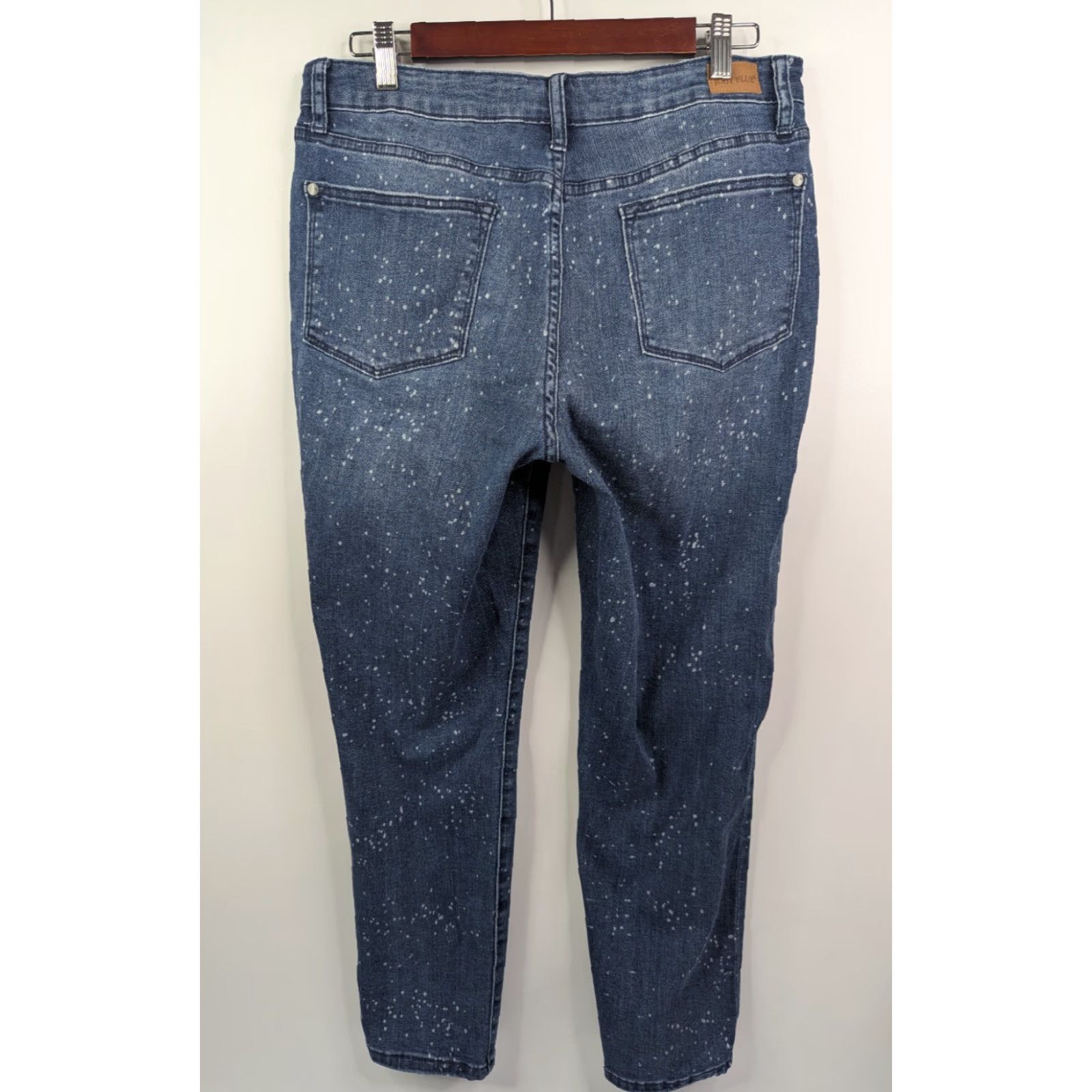 Vintage Judy Blue Jeans Women 13/31 Relaxed Fit Denim 5-Pocket Stretch Medium Wash Speckled JB88226 Size 34" / US 12 / IT 48 - 3 Thumbnail