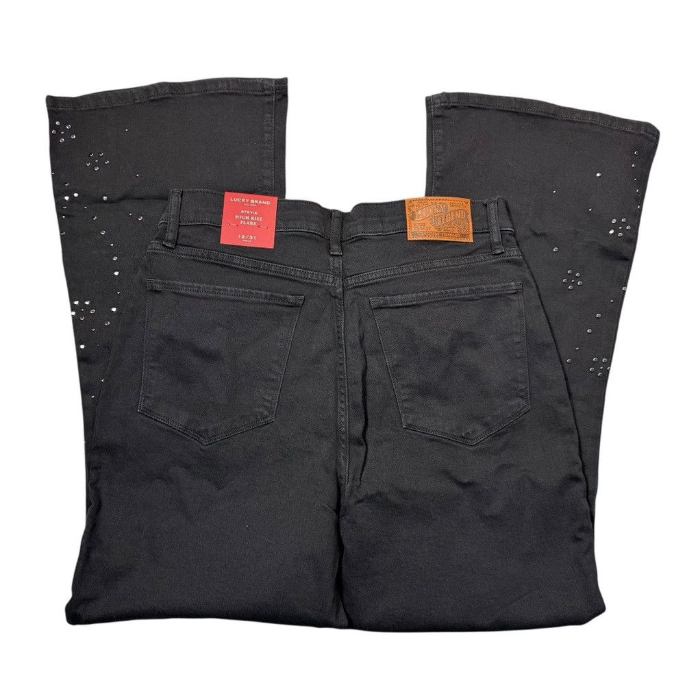Lucky Brand NWT New $129 Luck Brand Legend Studded High Rise Stevie Fla Size 34" / US 12 / IT 48 - 6 Thumbnail