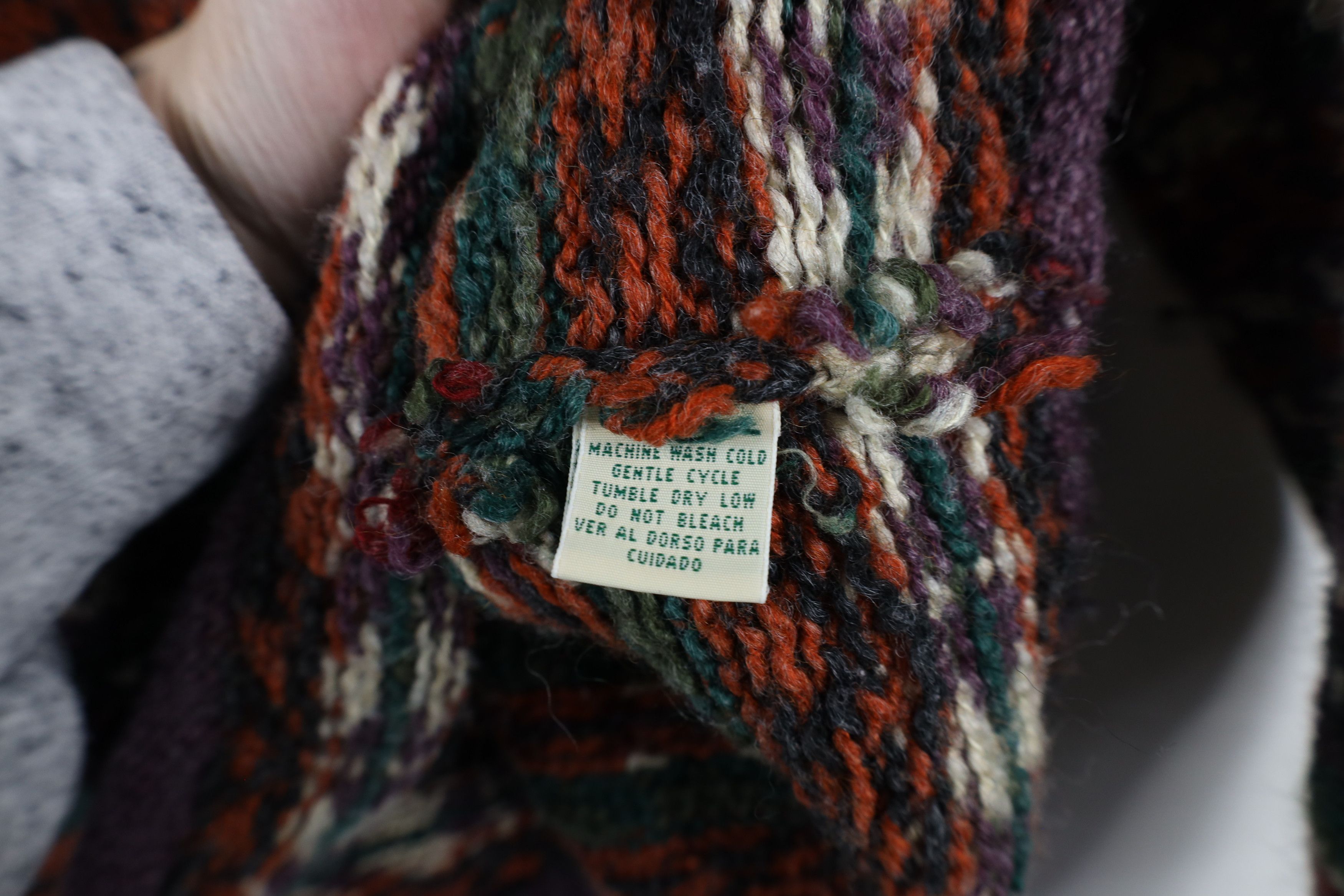 Vintage Vintage 90s Streetwear Blend Marled Knit Fair Isle Sweater Size M / US 6-8 / IT 42-44 - 7 Thumbnail
