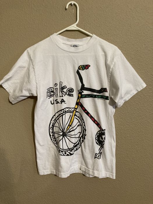 Vintage Vintage 90s Gravity Graphics bike art T- Shirt Made in usa