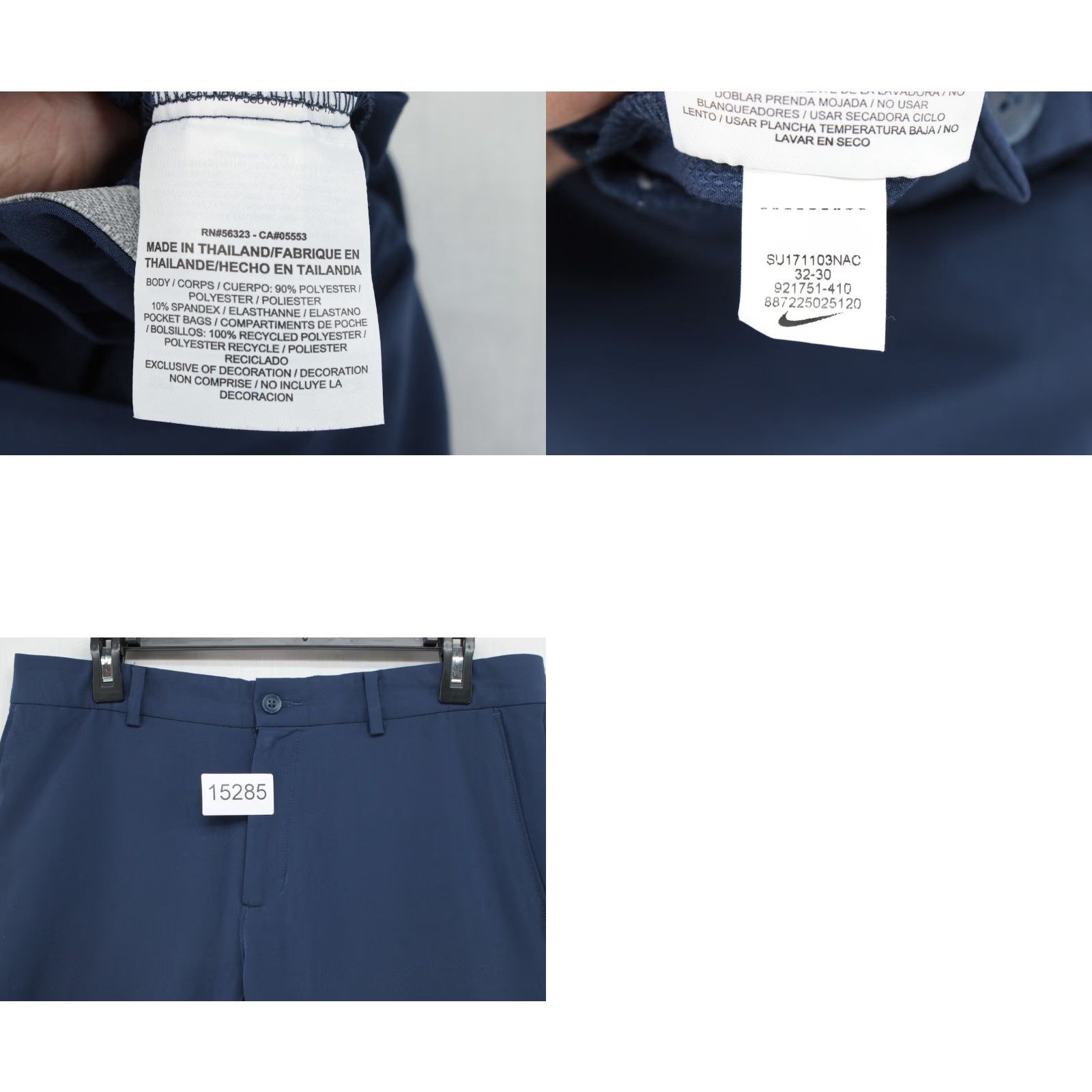 Nike Nike Golf Dri-Fit Flex Hybrid Pants - 921751-410 Blue - Men - 34x30 - Preppy, City, Golf Wear Size US 34 / EU 50 - 8 Thumbnail