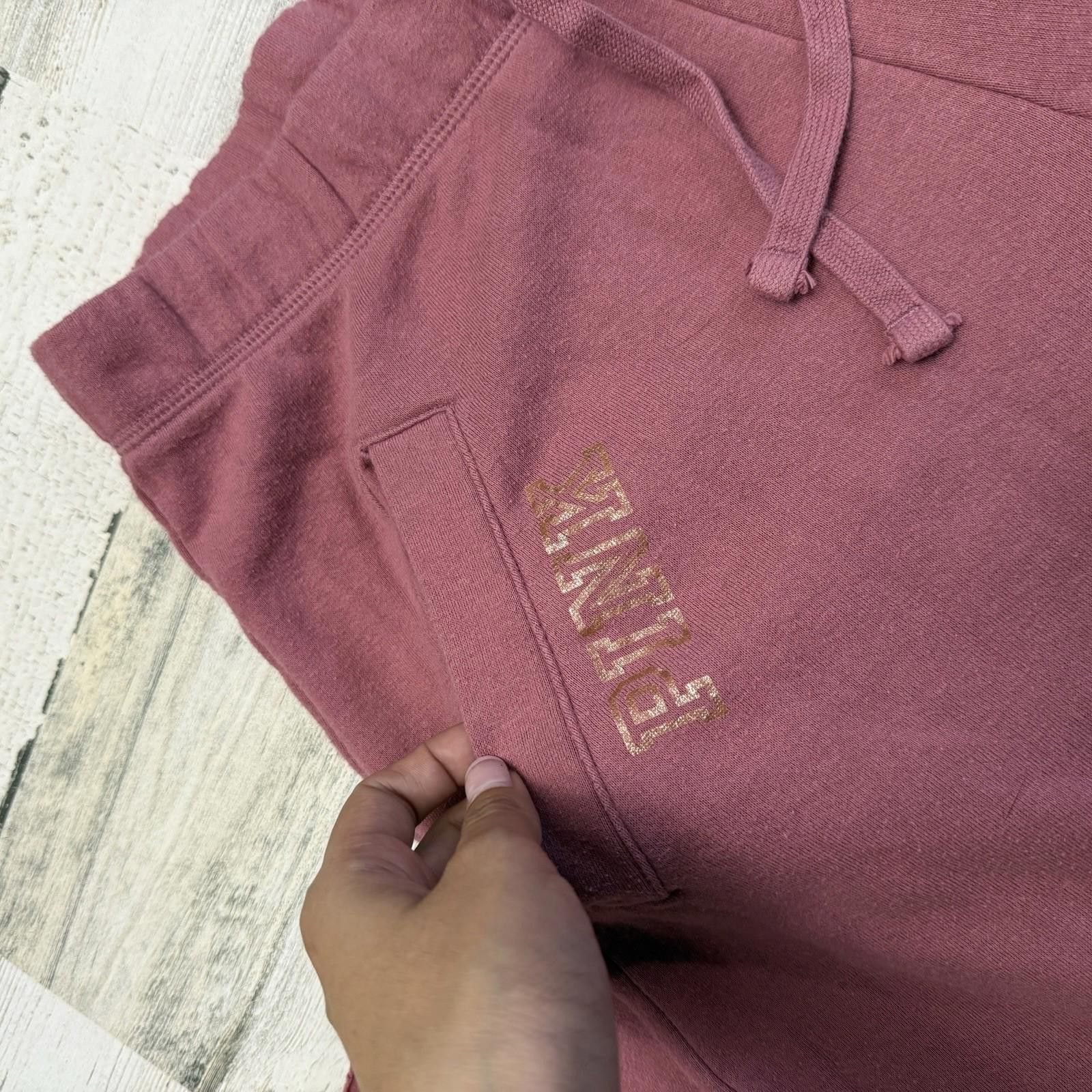 Designer Pink Mauve Flared Sweatpants Size 28" / US 6 / IT 42 - 3 Thumbnail